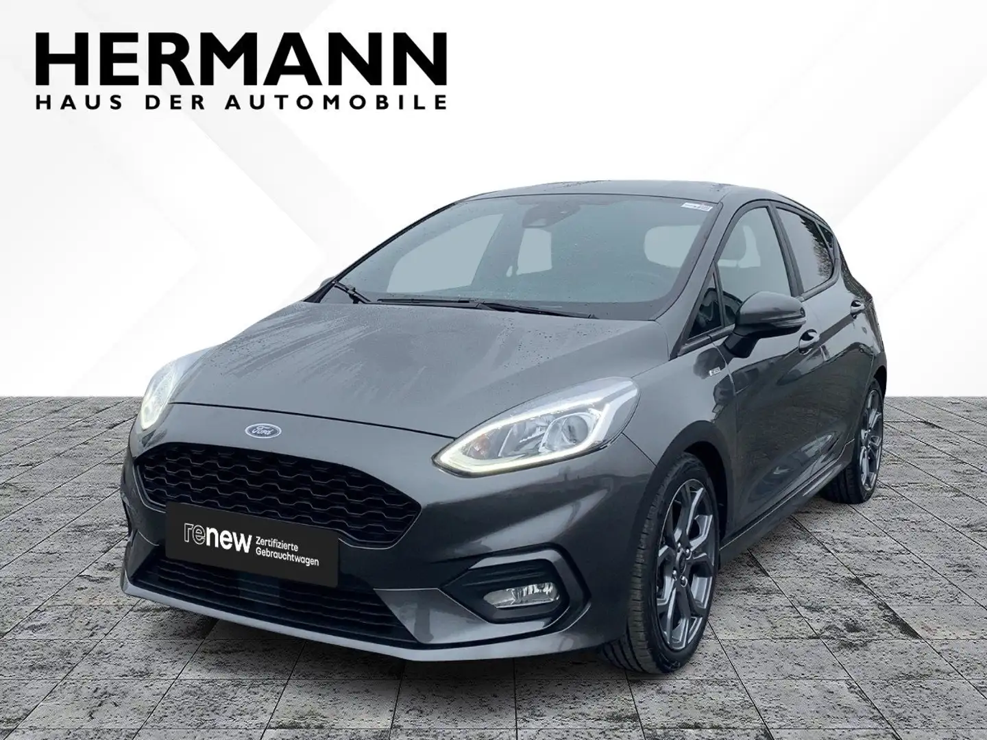 Ford Fiesta 1.0 EcoBoost ST-Line LED*NAVI*SHZ*SYNC*LM Grijs - 1