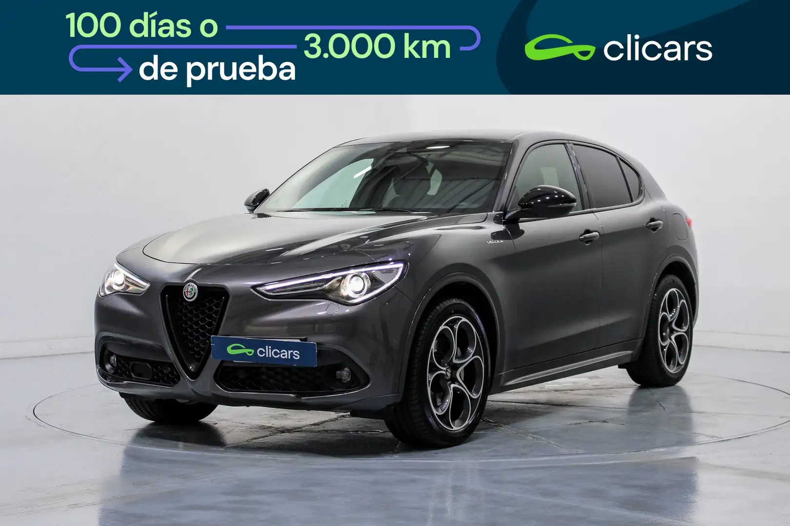 Alfa Romeo Stelvio 2.2 Veloce Q4 210 Aut. Gris - 1