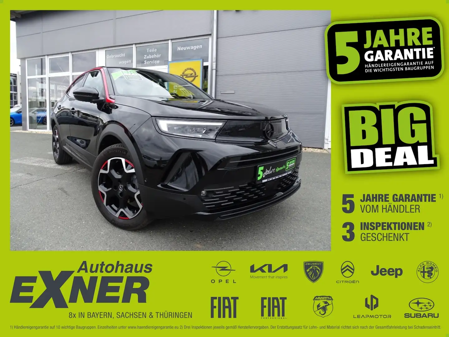 Opel Mokka 1.2 Turbo GS LINE *Navi*Voll LED*PDC Zwart - 1