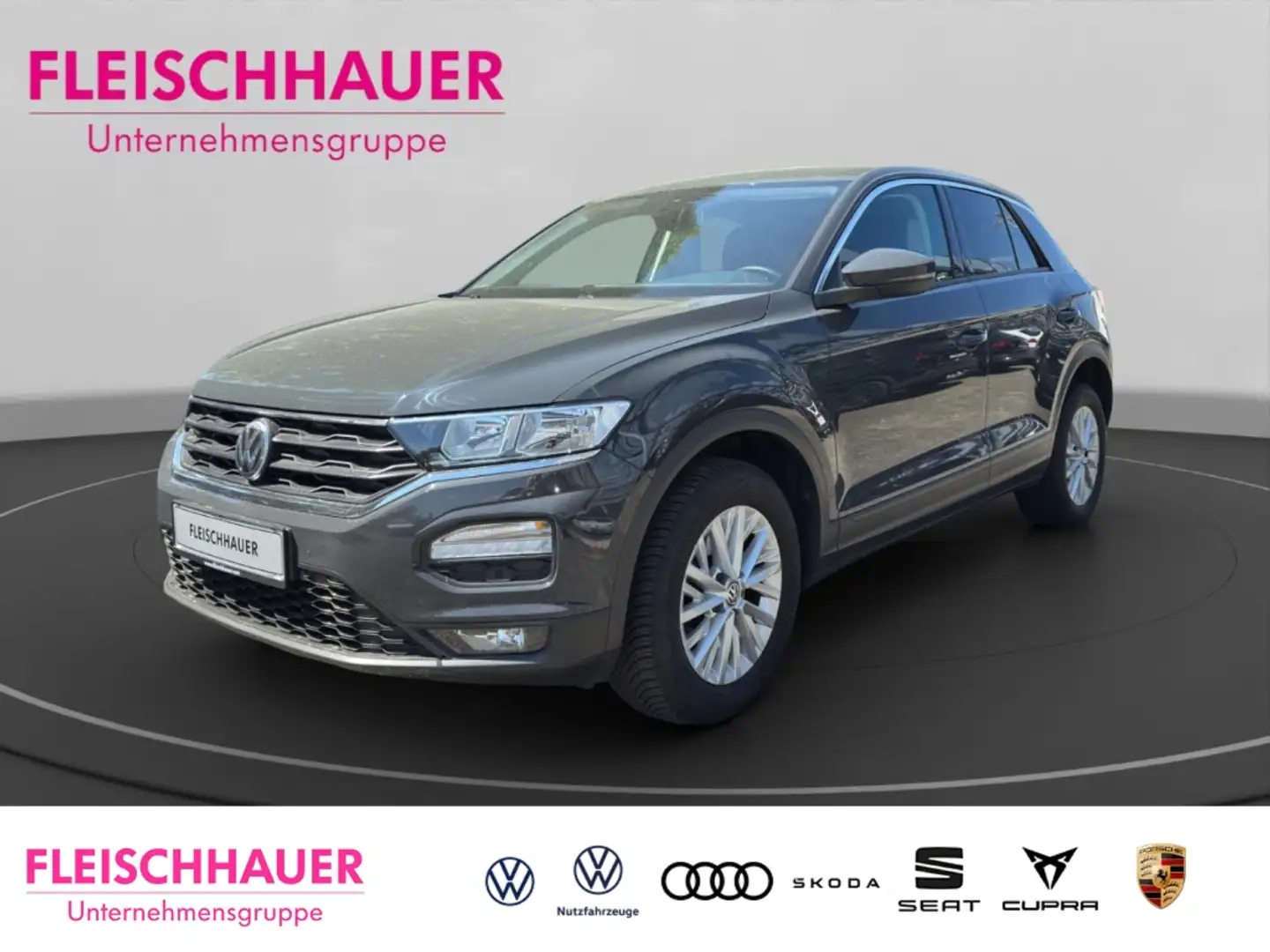 Volkswagen T-Roc 1.0 TSI Navi Apple CarPlay Android Auto 2-Zonen-Kl Grigio - 1
