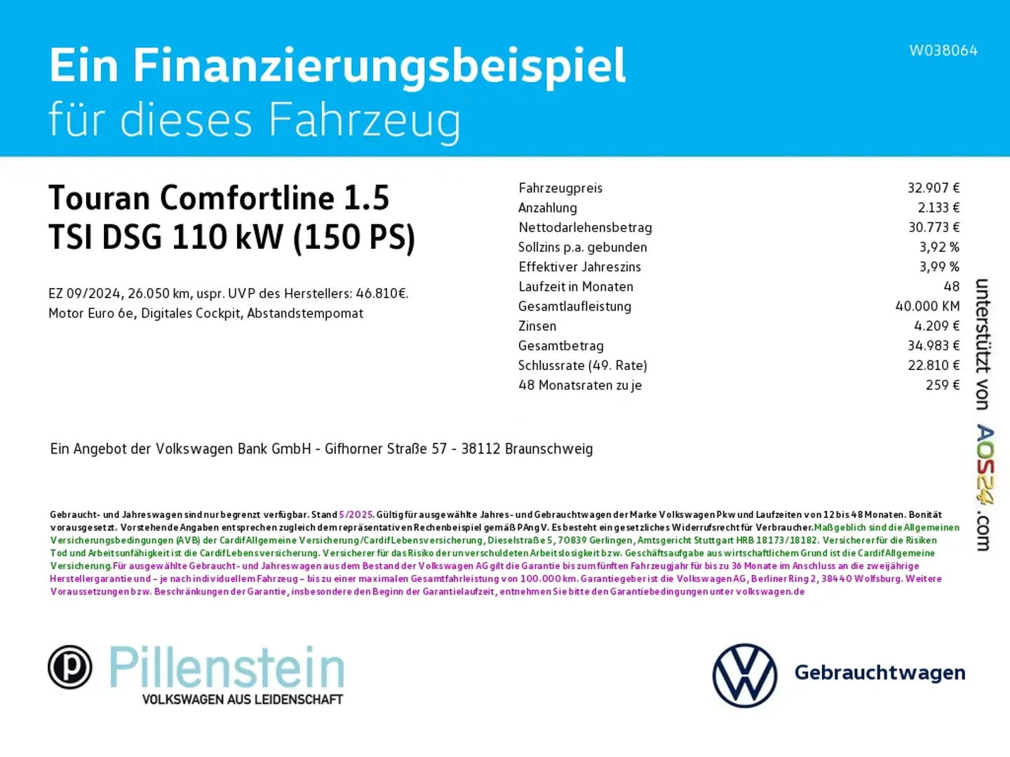 Volkswagen Touran Comfortline 1.5 TSI DSG 7-SITZE AHK KAMERA Weiß - 2