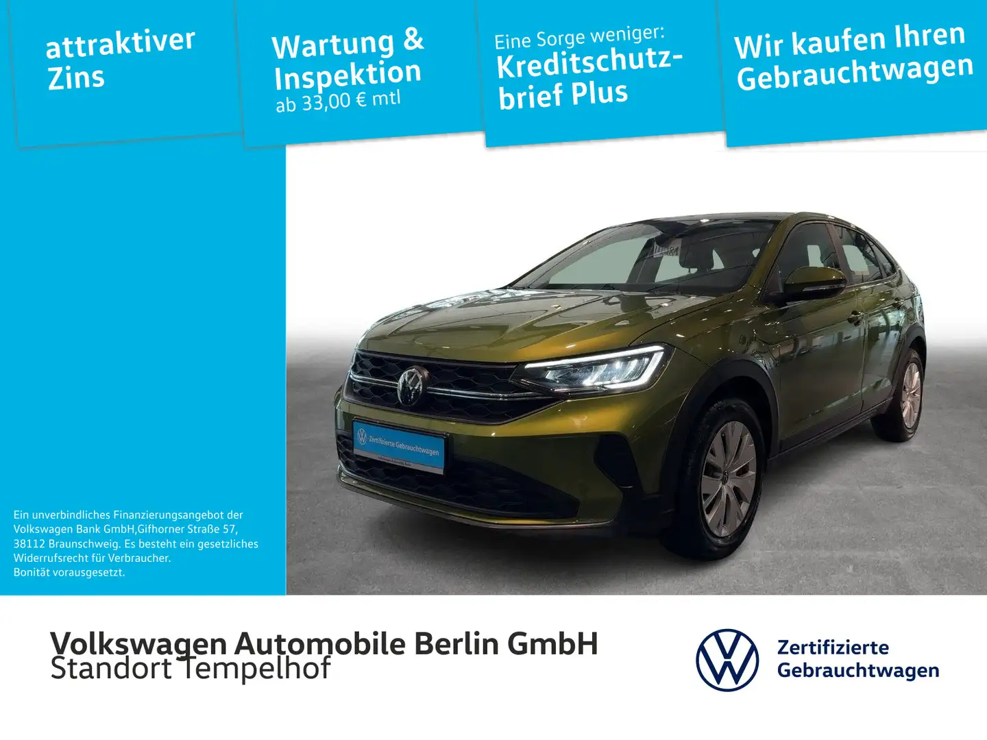 Volkswagen Taigo 1.0TSI LED App-Connect 3J-Garantie Verde - 1