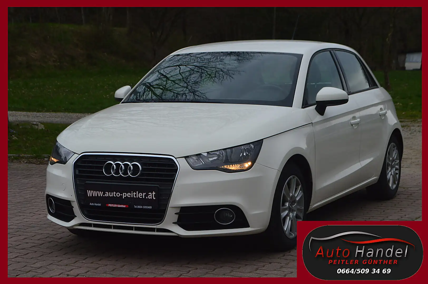 Audi A1 SB 1,2 TFSI Attraction+Pickerl Neu+ Weiß - 1
