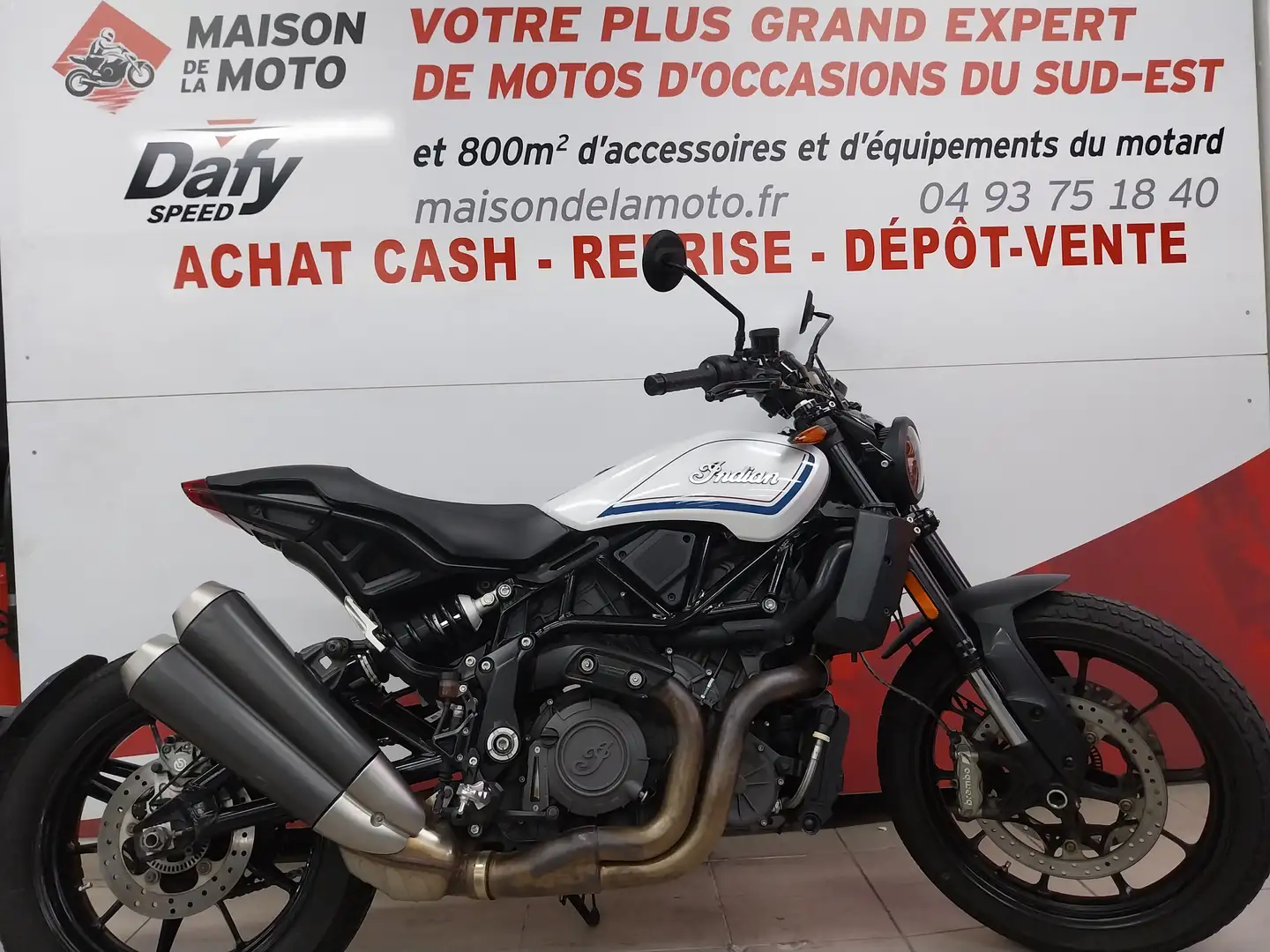Indian FTR 1200 Alb - 1