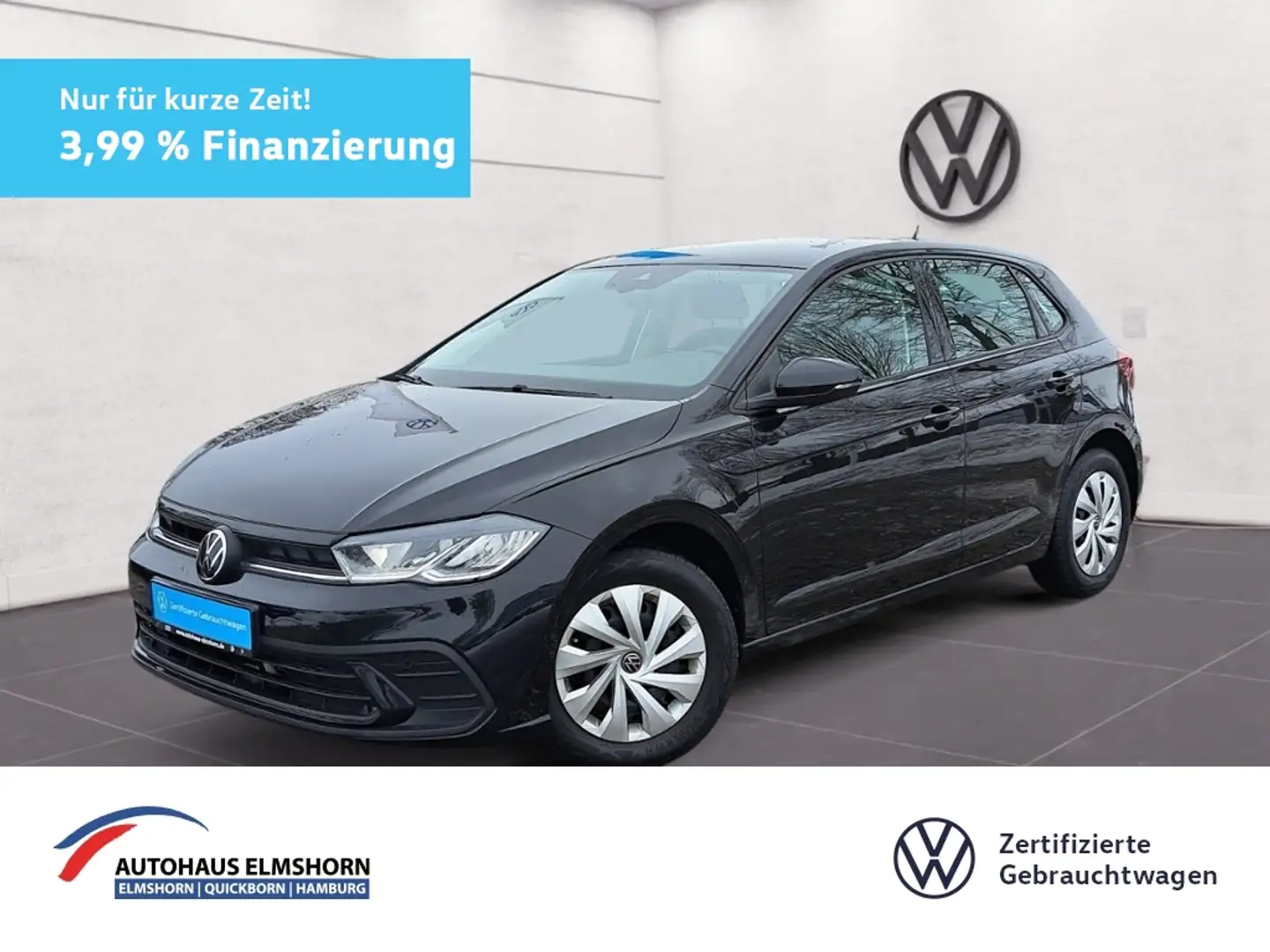 Volkswagen Polo Life 1.0 TSI 3,99% NAV APP LED DAB PDC SHZ Schwarz - 1
