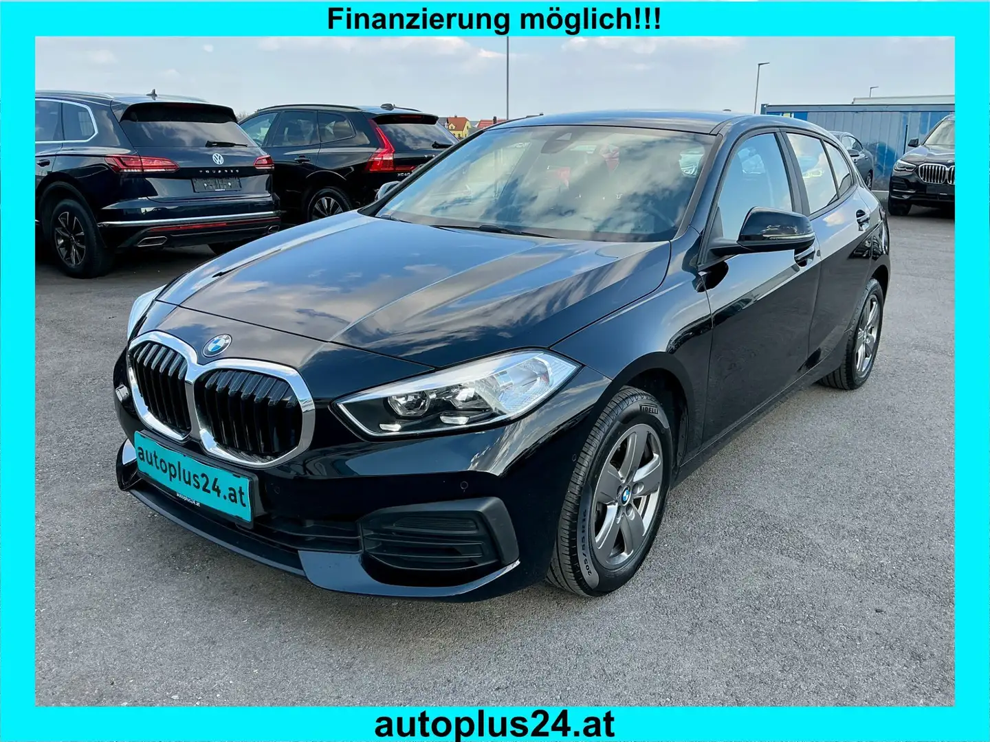 BMW 116 d Advantage Aut. Schwarz - 1