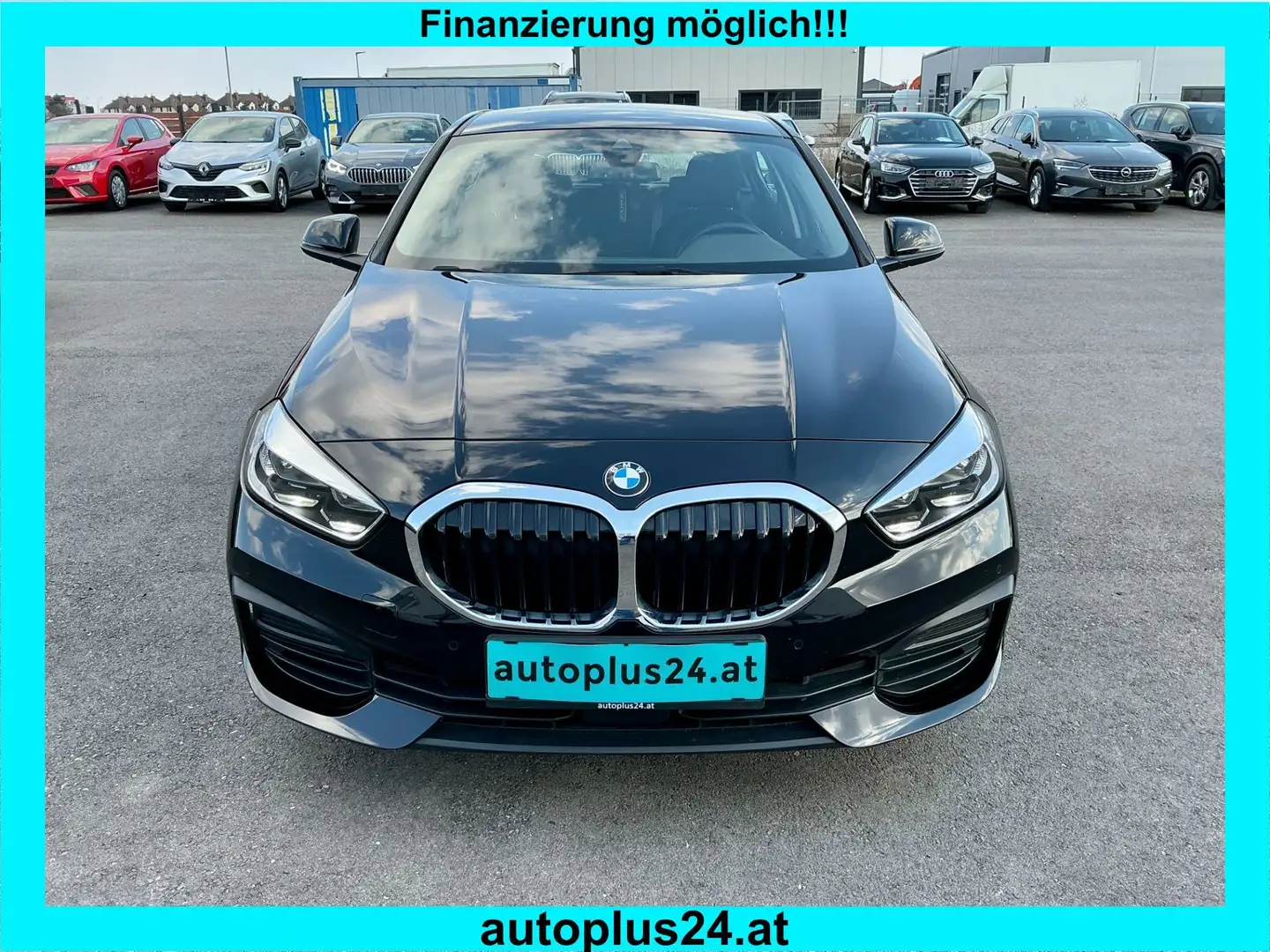 BMW 116 d Advantage Aut. Schwarz - 2