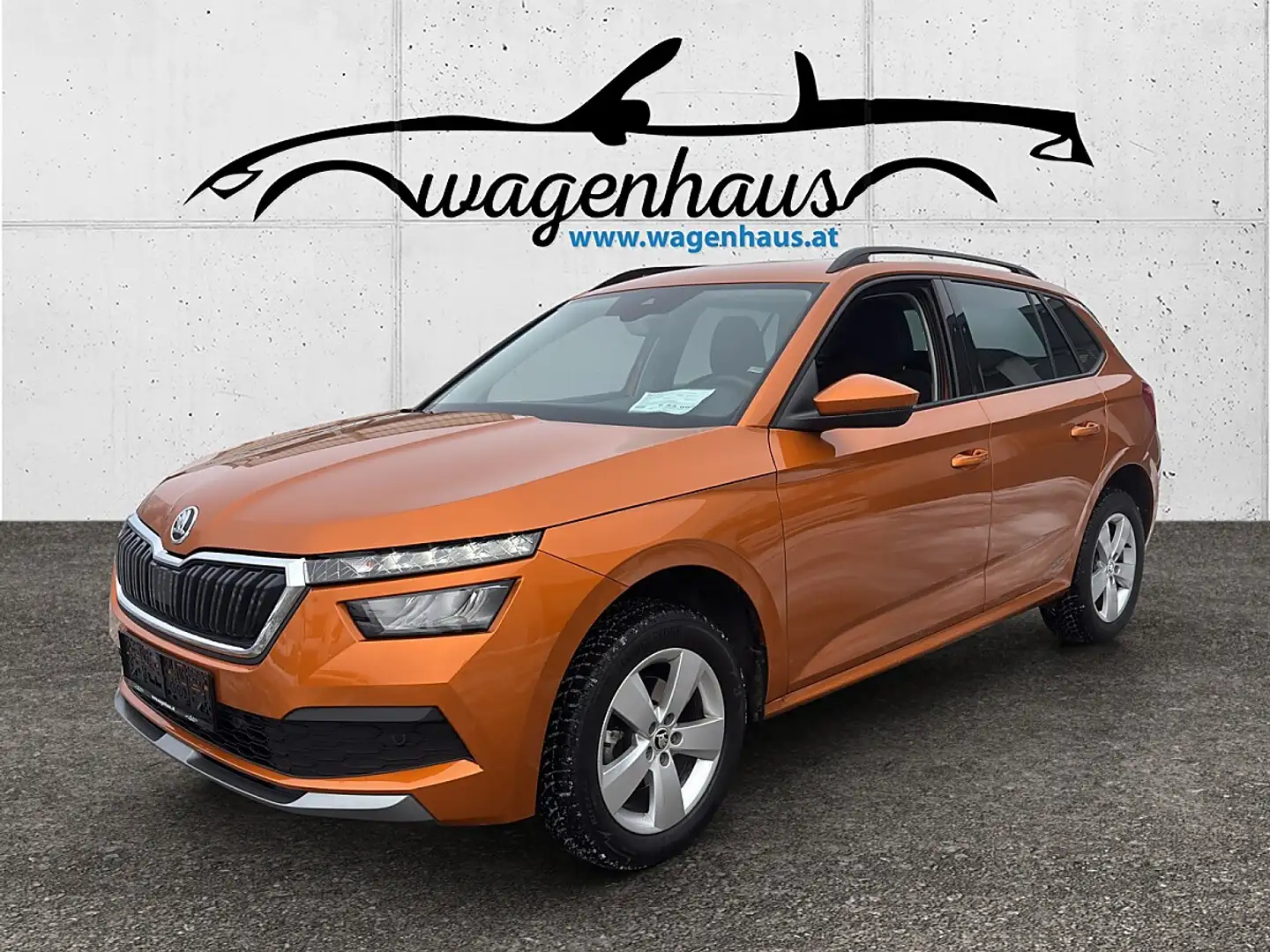 Skoda Kamiq 1,0 TSI Ambition DSG, AHV, Kamera, Lenkradheizung, Orange - 1