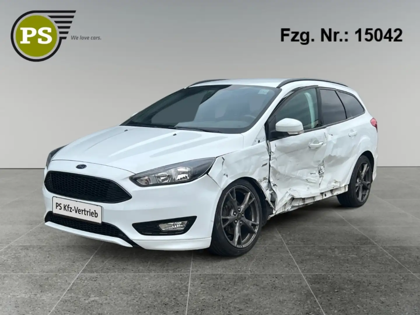 Ford Focus Turnier ST-Line 1.5 TDCi Navi AppleCarPlay Android Blanc - 1