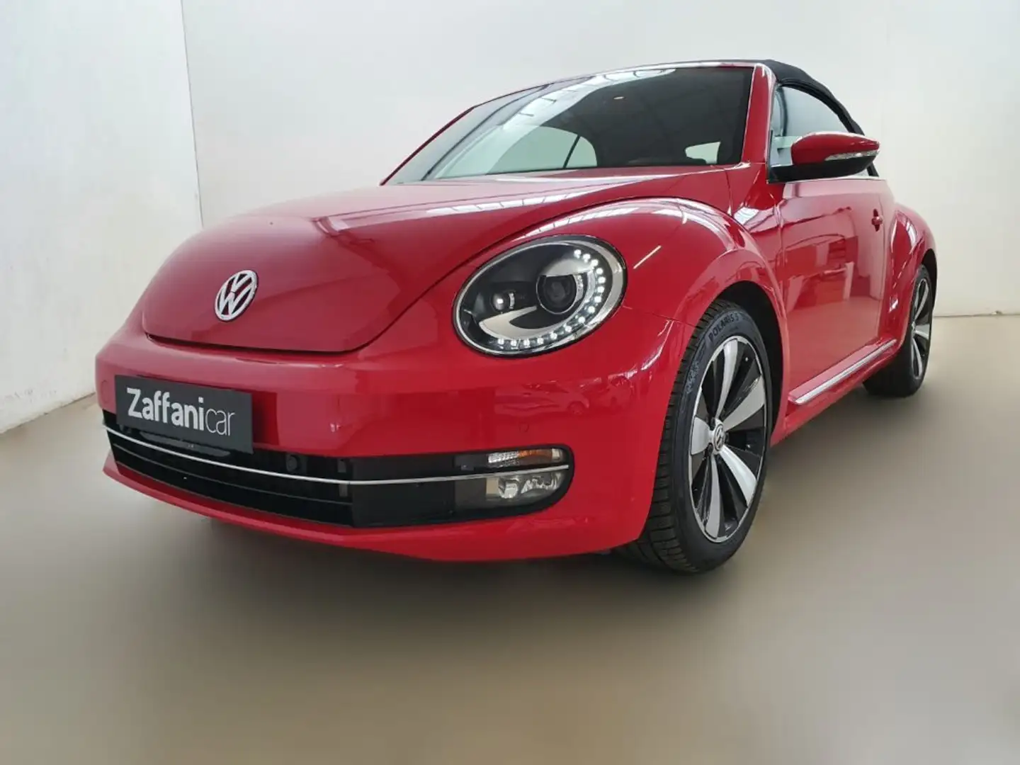 Volkswagen Maggiolino 2.0 TDI  BMT CABRIO NEOPATENTATI Rood - 2