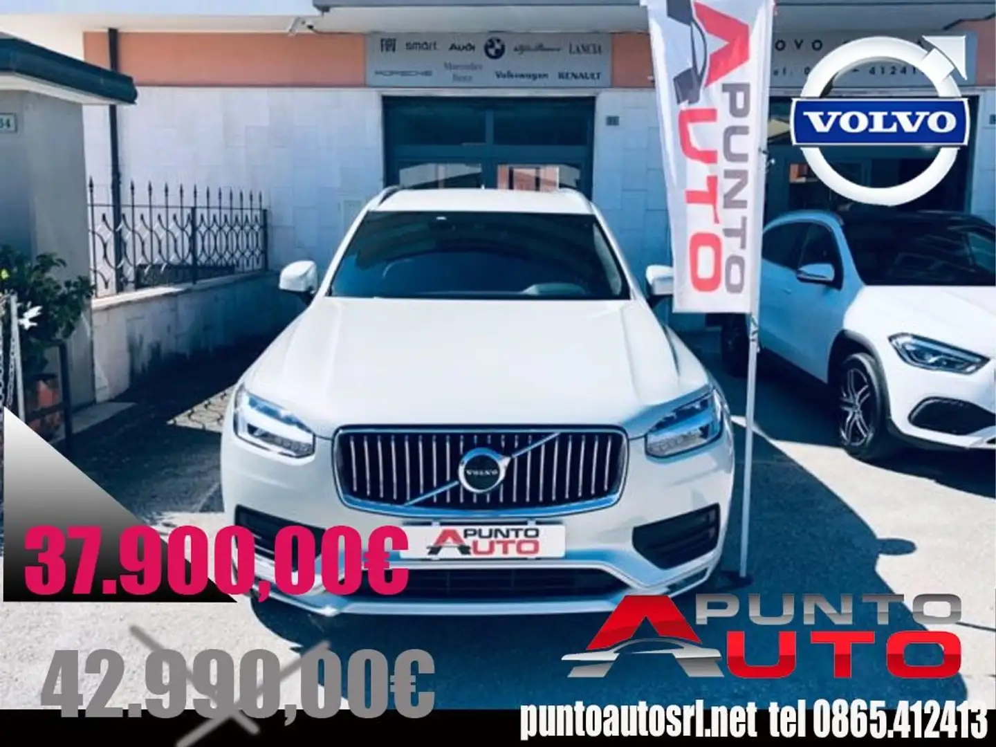 Volvo XC90 B5 AWD Geartronic 7 posti Momentum Pro Gris - 2