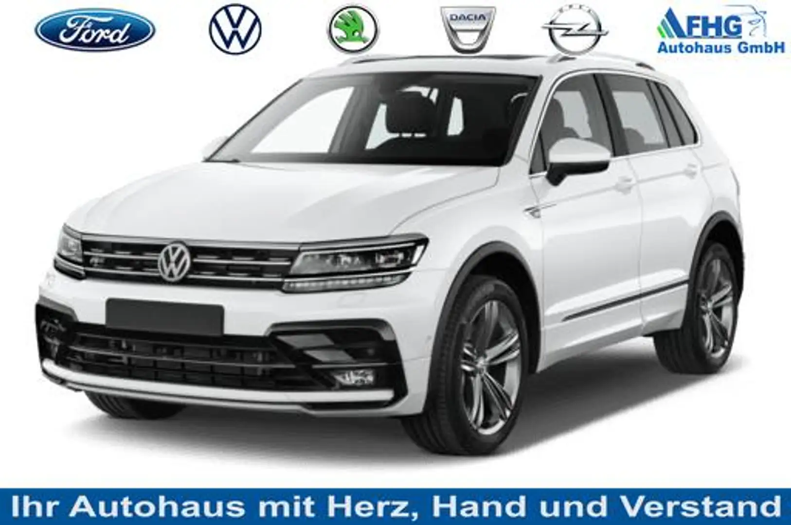 Volkswagen Tiguan Highline BMT/Start-Stopp 4Motion 4Motion2,0 Ltr... Blanc - 1