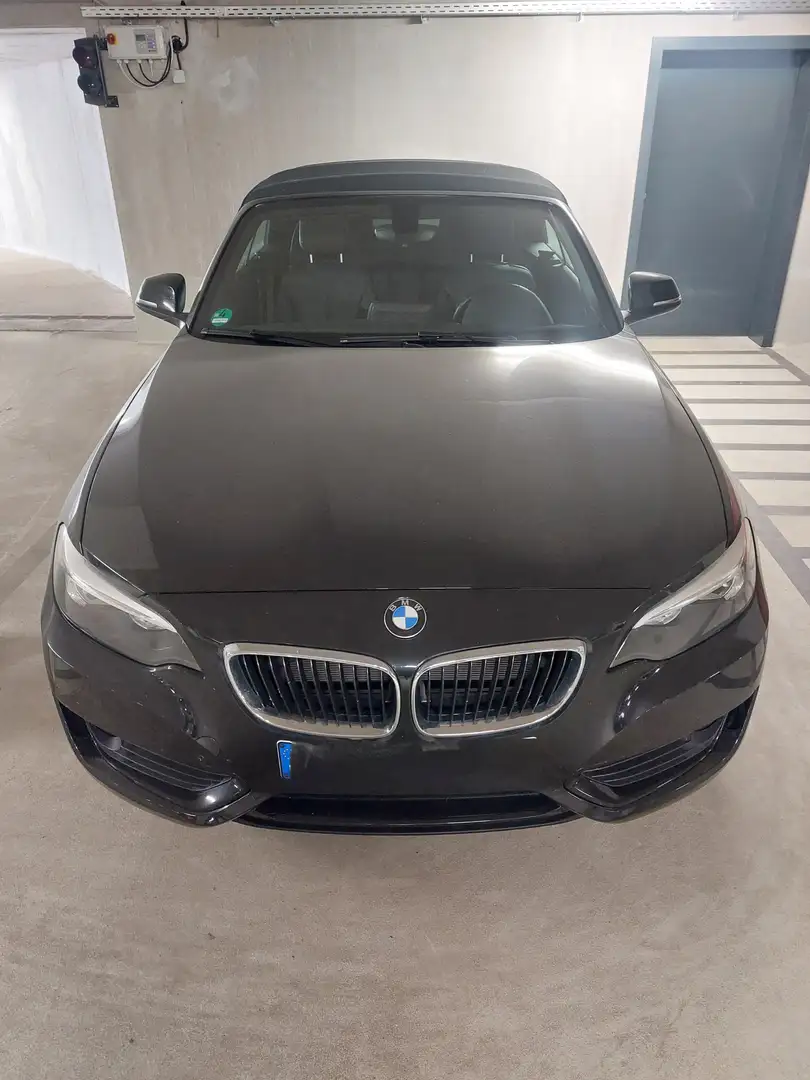 BMW 220 220i Cabrio Aut. Black - 1