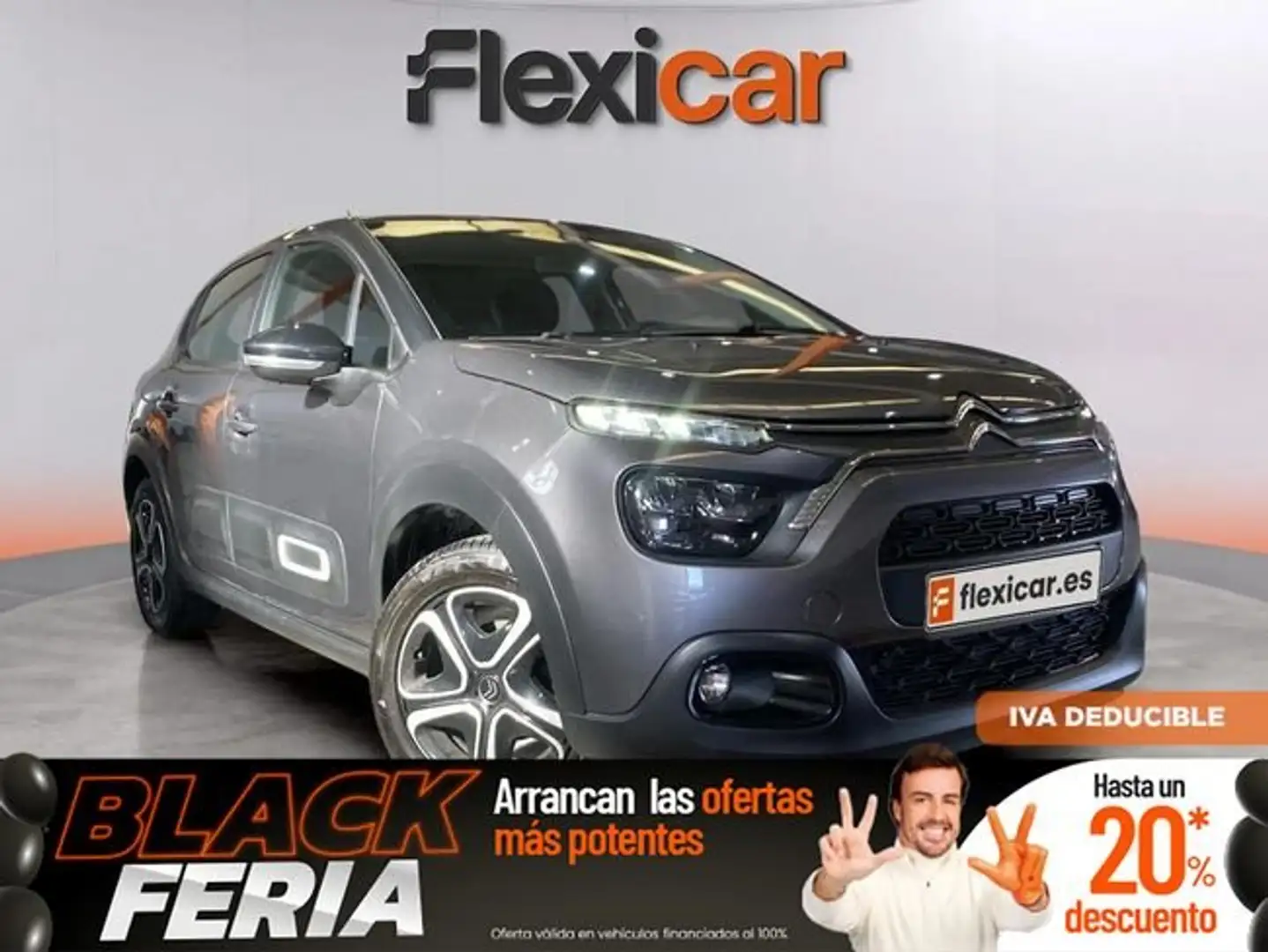 Citroen C3 BlueHDi 75KW (100CV) Plus Gris - 1