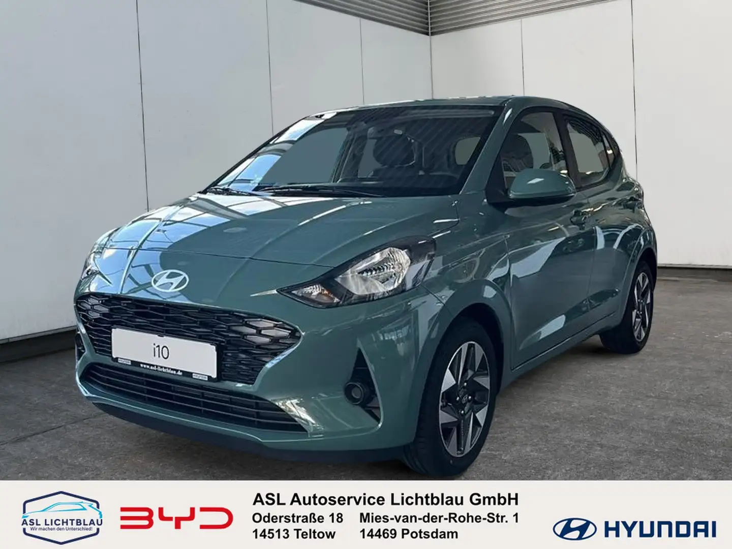 Hyundai i10 FL 1.0 5-AMT 2WD TREND Komfortpaket 1.0 Grün - 1