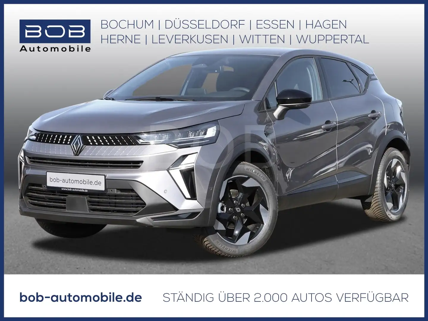 Renault Captur Techno Mild Hybrid 140 NAVI PDC SHZ Gris - 1