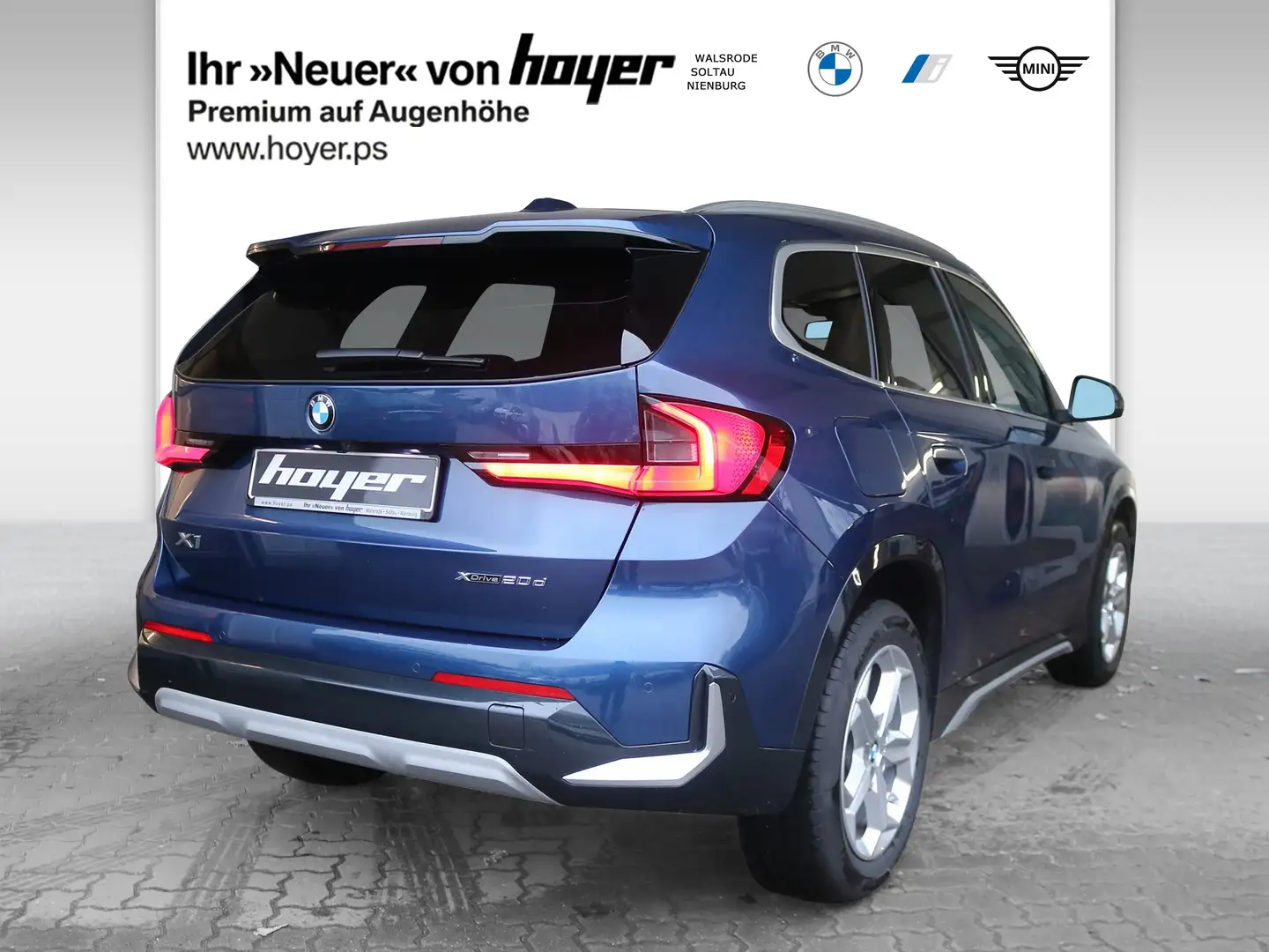 BMW X1 xDrive20d xLine AHK PDC Bleu - 2