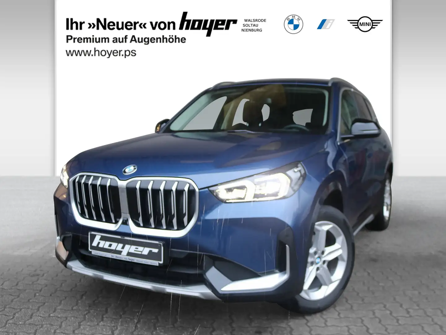 BMW X1 xDrive20d xLine AHK PDC Bleu - 1
