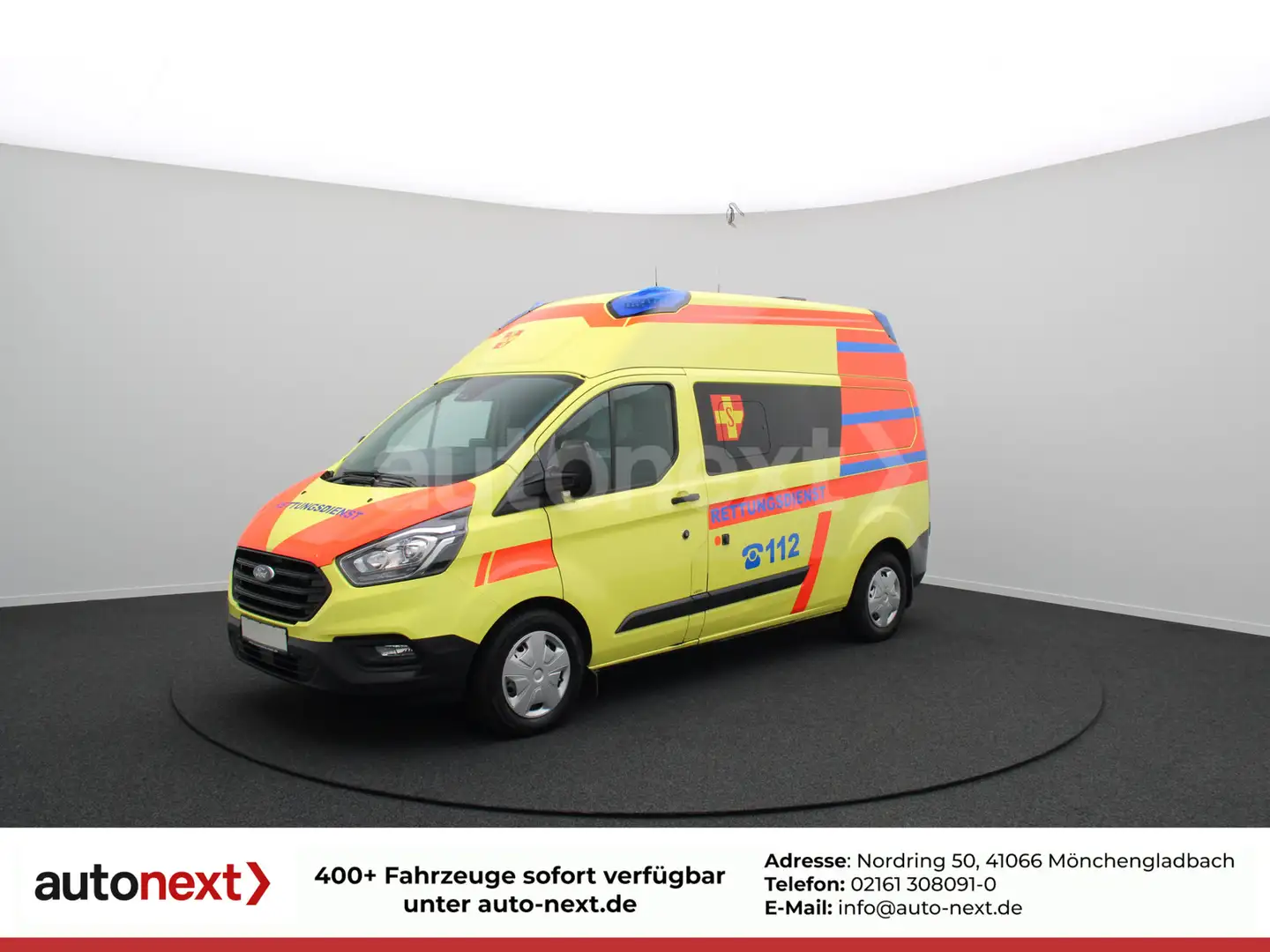 Ford Transit Custom Automatik *KTW/RTW* KAMERA (4129) Gelb - 1