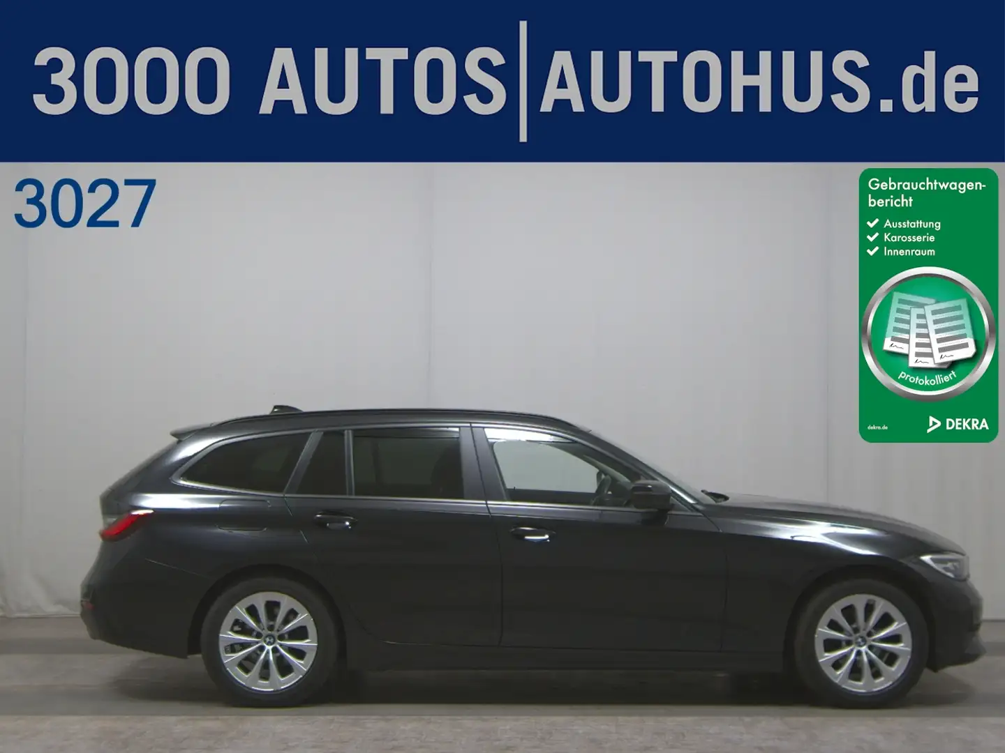 BMW 320 d Touring Advantage Navi LED el.Heck HiFi RFK Schwarz - 1