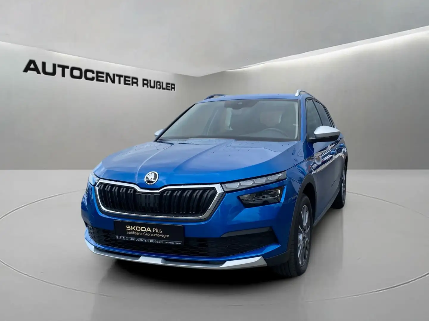 Skoda Kamiq Scoutline 1.0 TSI SMARTLINK,KLIMA,LED,SHZ Blau - 1