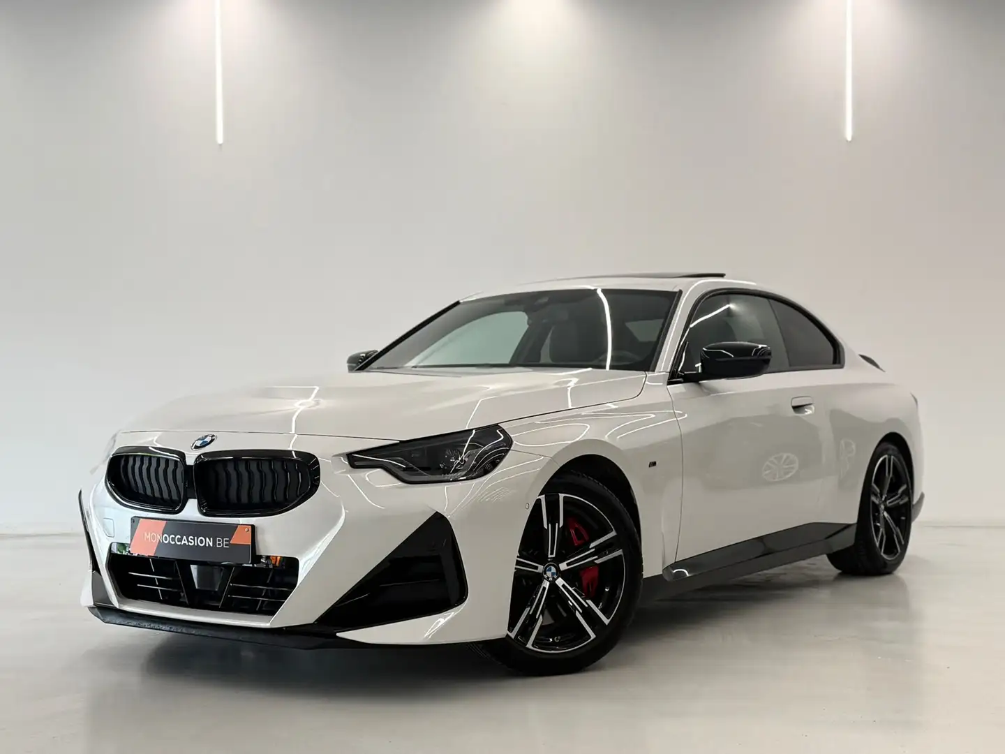 BMW 218 iA Coupé *PACK M*PANO*CUIR*CAMERA*GPS*LED*FULL* White - 1