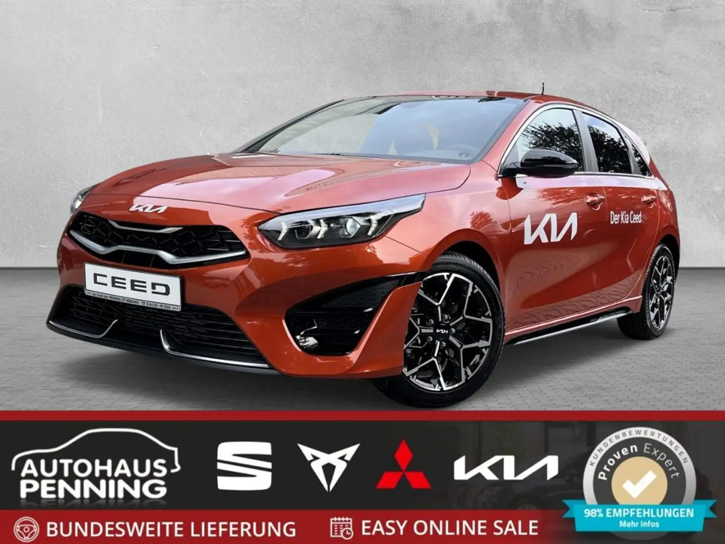 Kia Ceed / cee'd 1.5 T-GDI GT-line Orange - 1