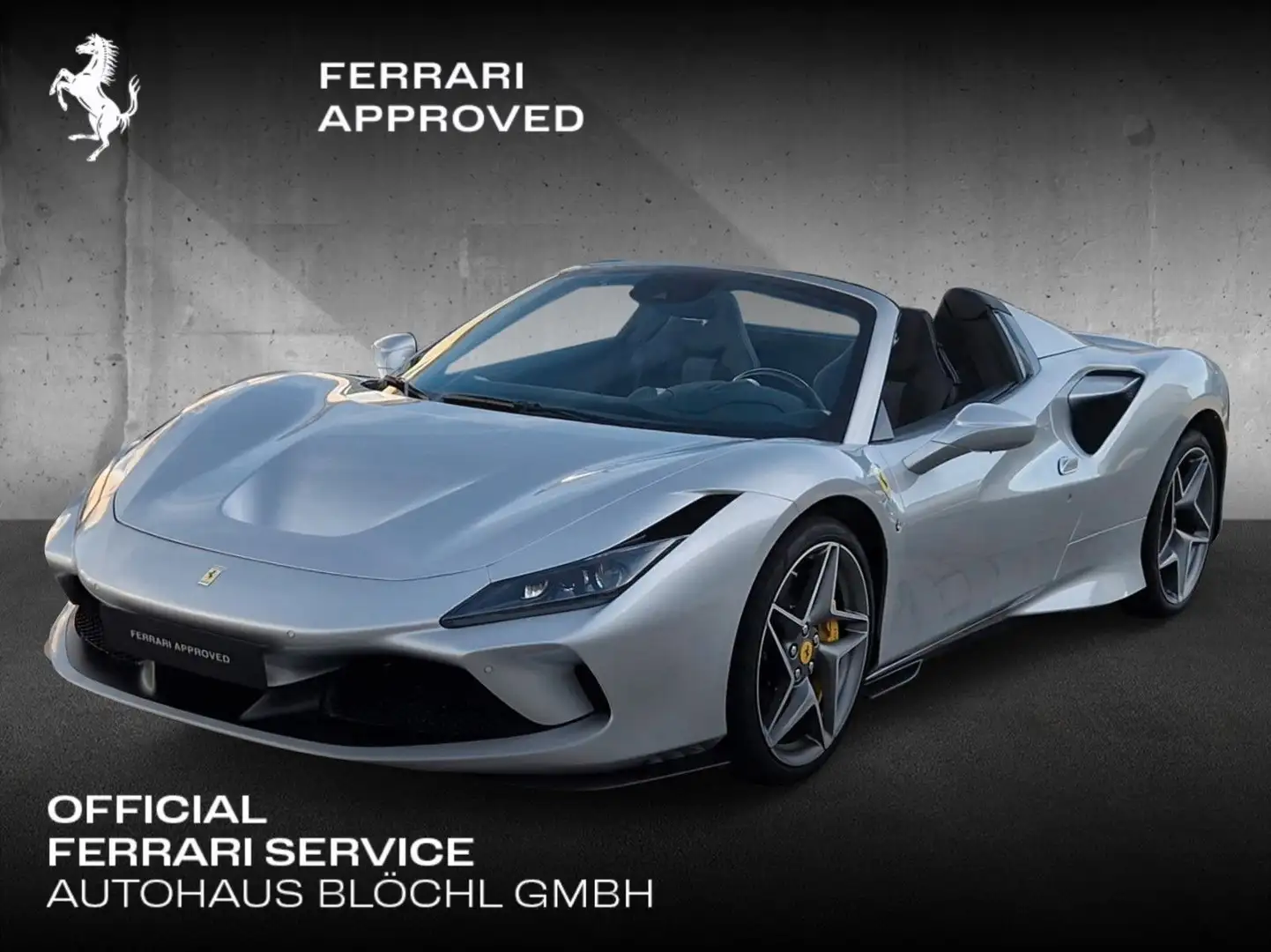Ferrari F8 Spider Carbon*Beifahrer Display*Lift*LED Argintiu - 1