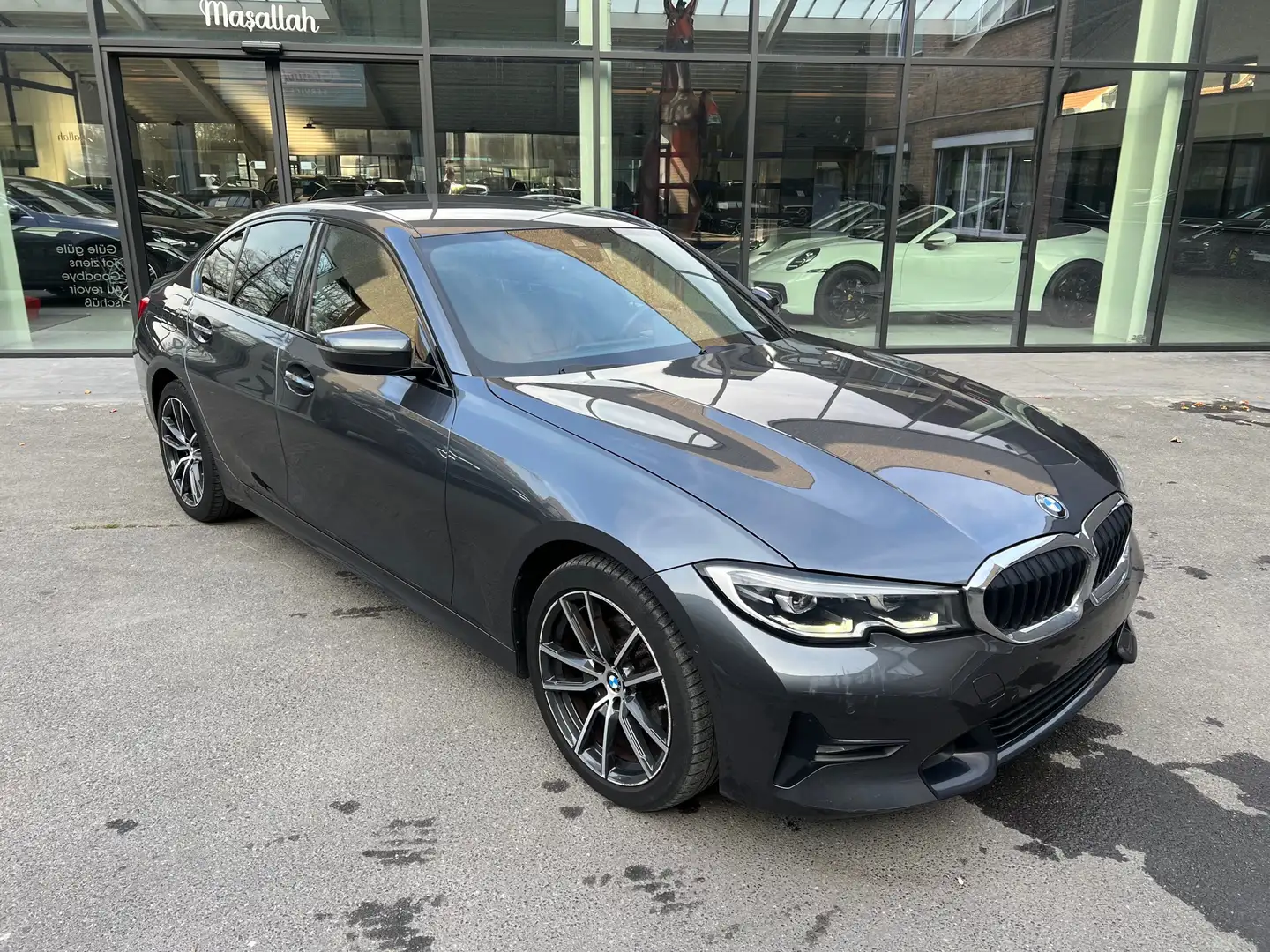 BMW 320 dA MHEV AdBlue automaat leder navi VIRTUAL DASH !! Grijs - 1