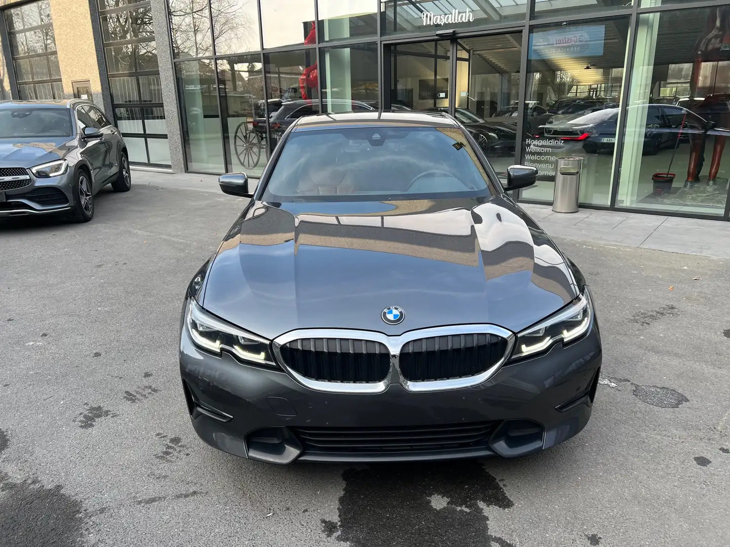 BMW 320 dA MHEV AdBlue automaat leder navi VIRTUAL DASH !! Grijs - 2