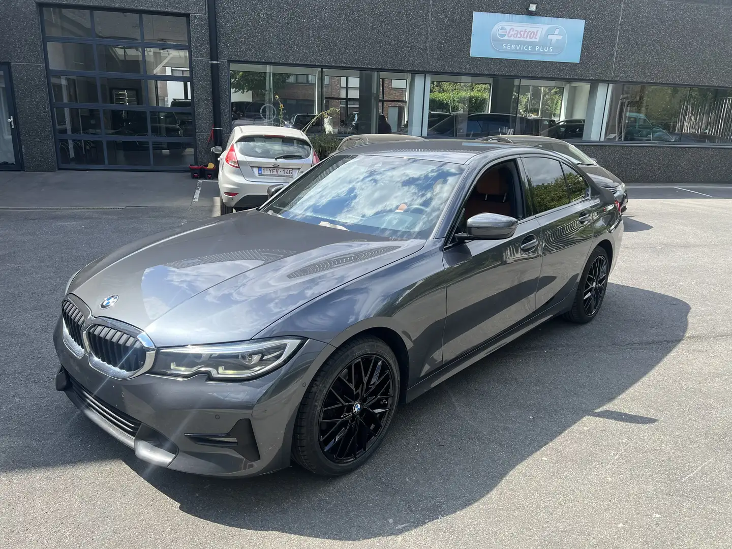 BMW 320 dA MHEV AdBlue automaat leder navi VIRTUAL DASH !! Gris - 1