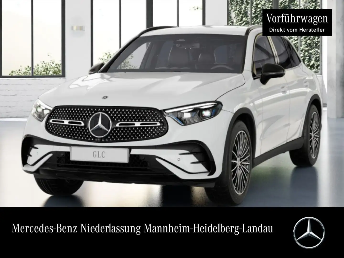 Mercedes-Benz GLC 220 d 4M AMG+NIGHT+360+AHK+TOTW+KEYLESS+9G Weiß - 1