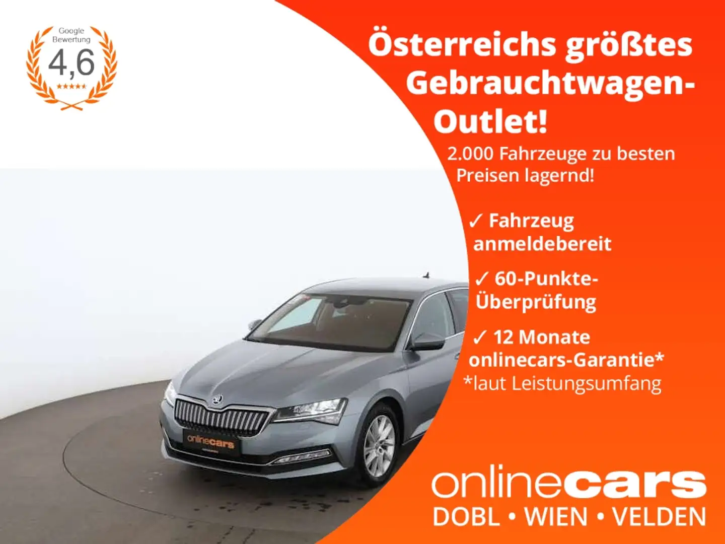 Skoda Superb 1.4 TSI Style iV Aut LED STANDHZ NAVI Grau - 1