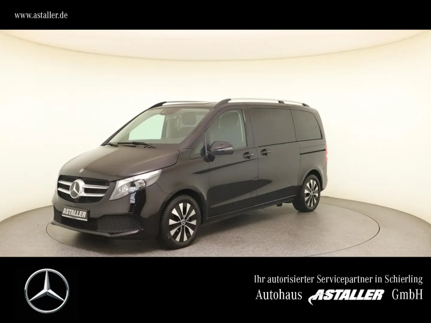 Mercedes-Benz V 220 d Edition Kompakt L1 Sportp.+Navi+Kam+Spur Schwarz - 1