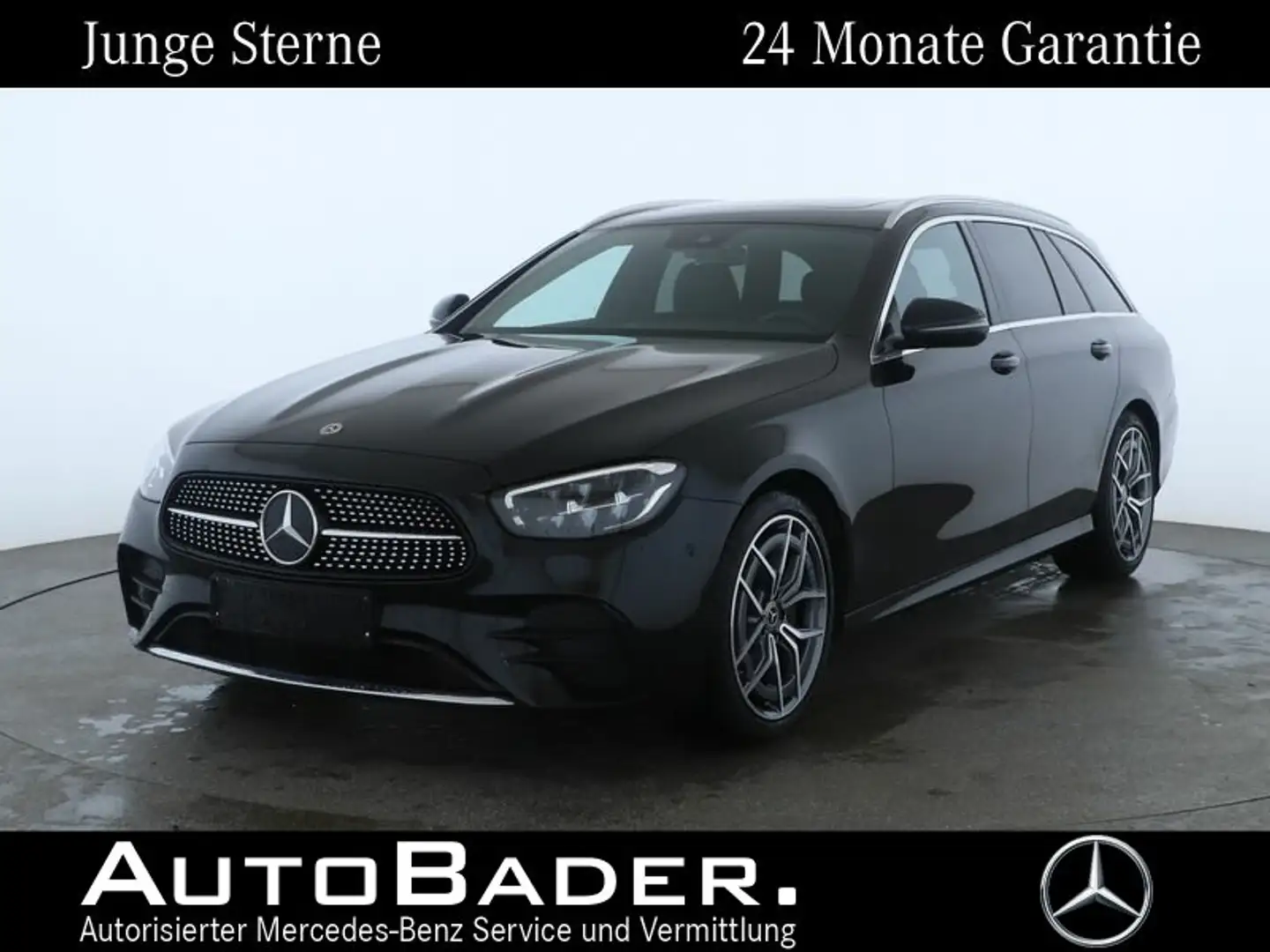 Mercedes-Benz E 220 E 220 d T AMG MBUX AHK SD Park-Spgl-Pkt RFK TotW Schwarz - 1