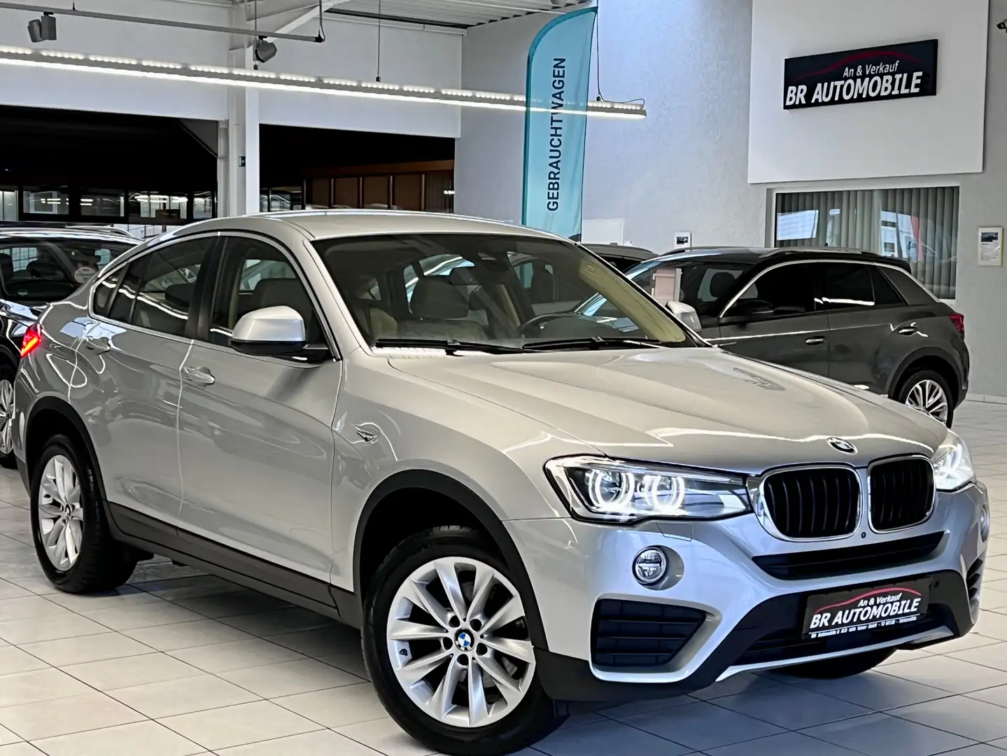 BMW X4 xDrive20d Advantage (F26)*Tüv/Au neu*LED*Leder Silber - 1