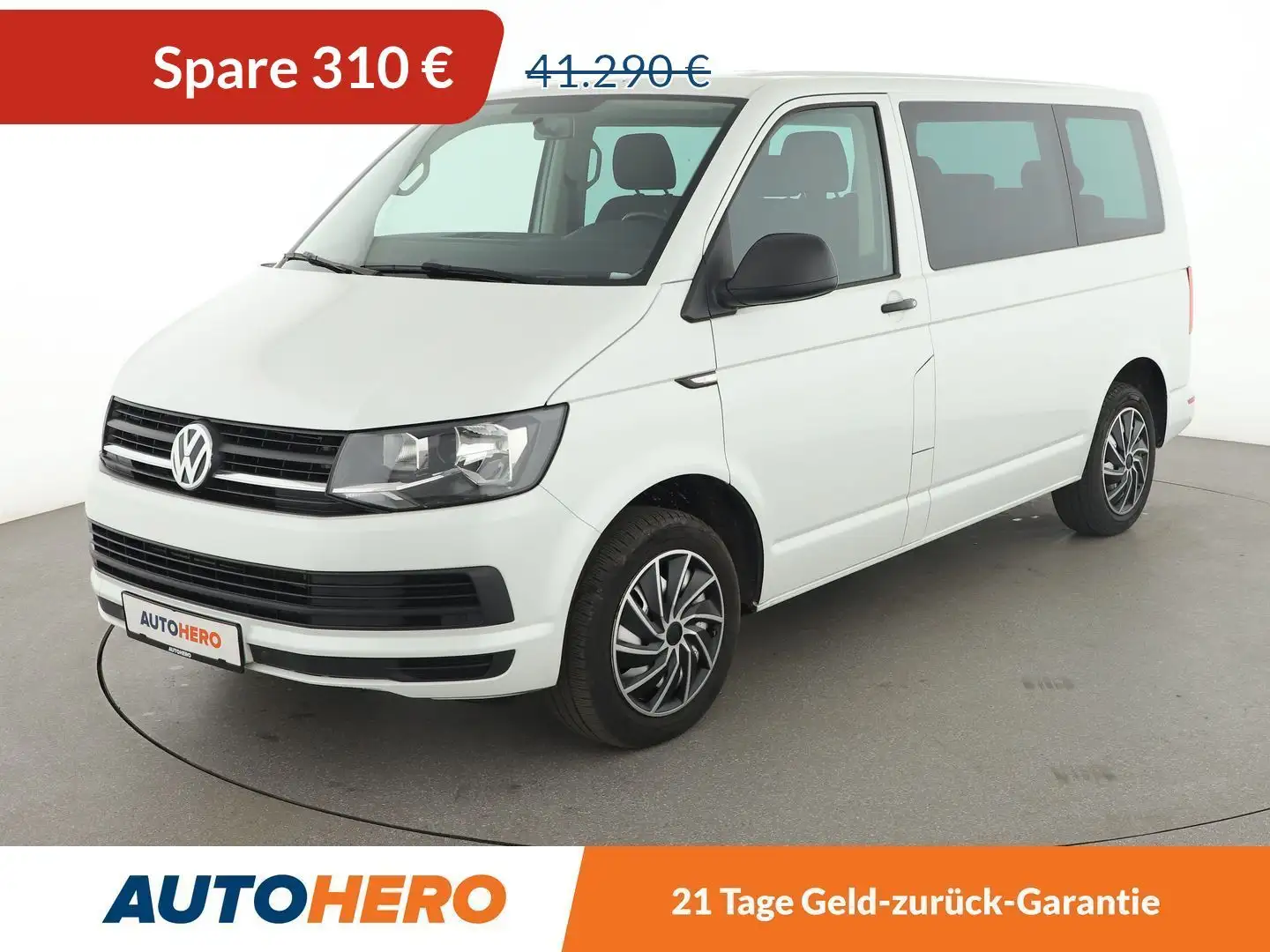 Volkswagen T6 Multivan 2.0 TDI Trendline Aut.*TEMPO*PDC*SHZ*KLIMA* Weiß - 1