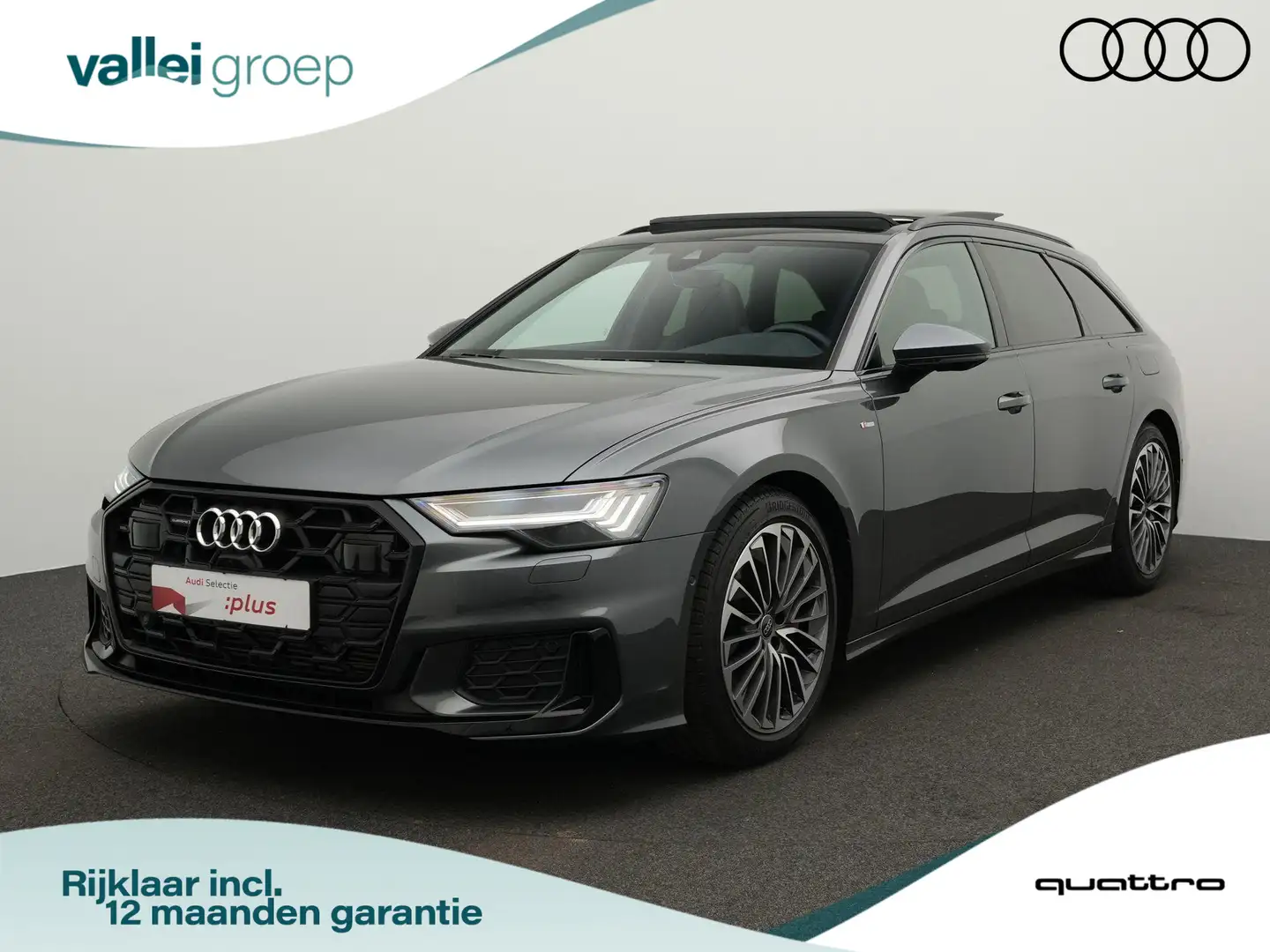 Audi A6 Avant 55 TFSI e 367 pk S-tronic quattro S edition Grijs - 1