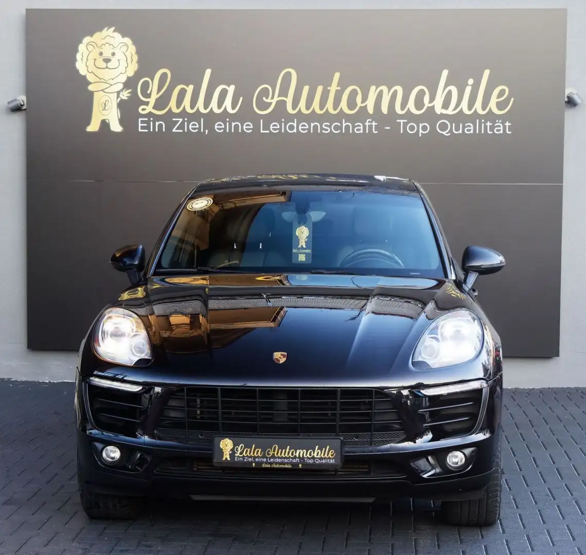 Porsche Macan S 3.0 TDI PORSCHE-DYNAMIC ALLRAD LEDER SOU Schwarz - 2