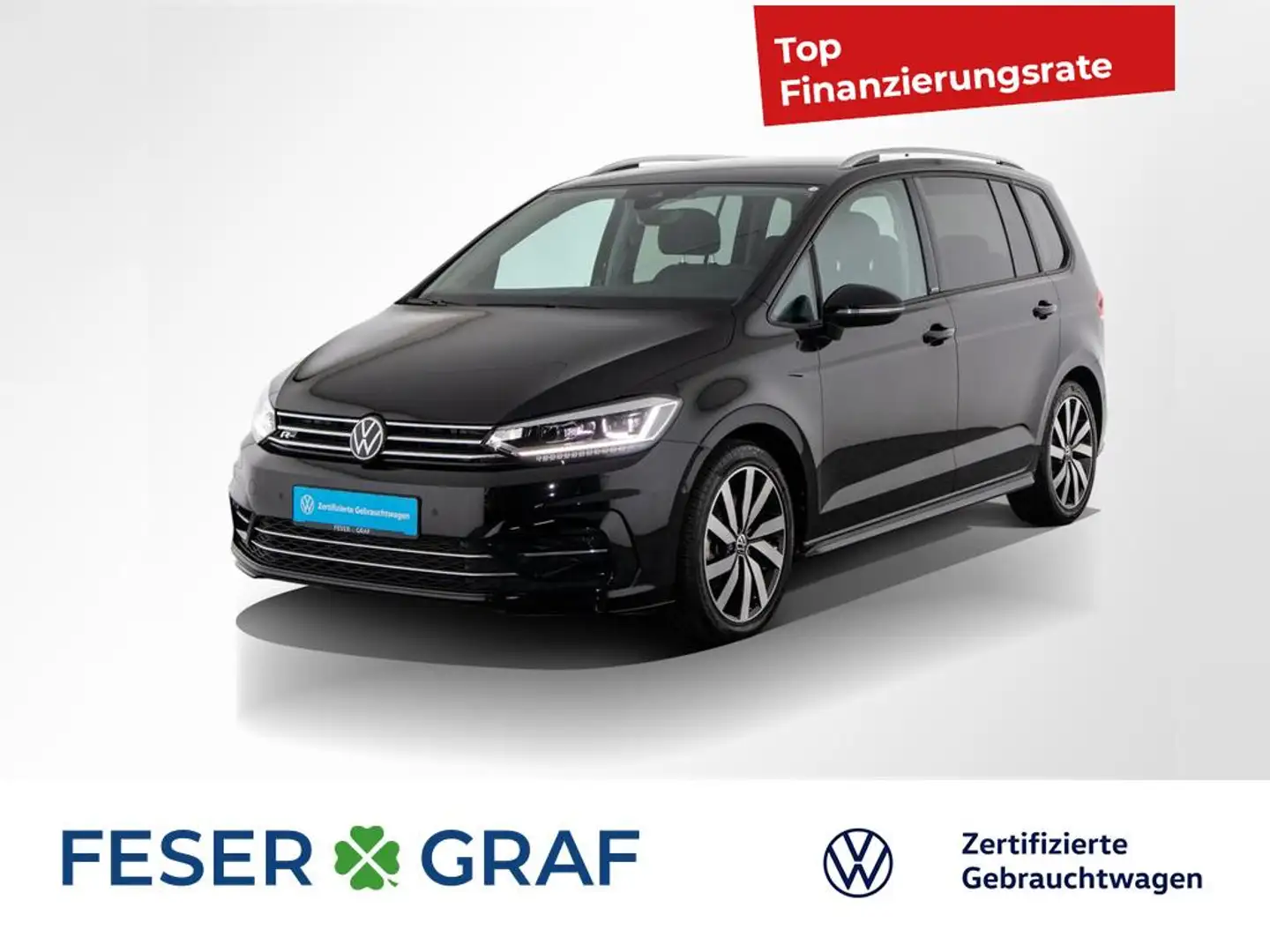 Volkswagen Touran 1.5 TSI Move R-Line DSG Navi / LED Schwarz - 1