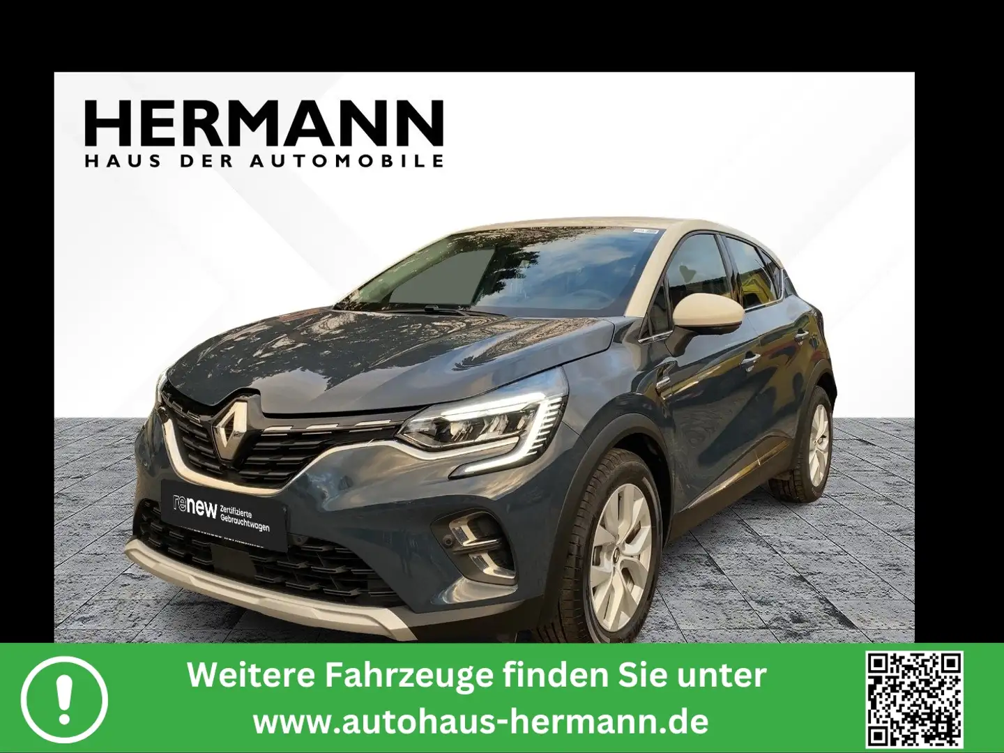 Renault Captur II 1.6 E-TECH 160 GPF Intens CAM*LED*NAVI Blau - 1