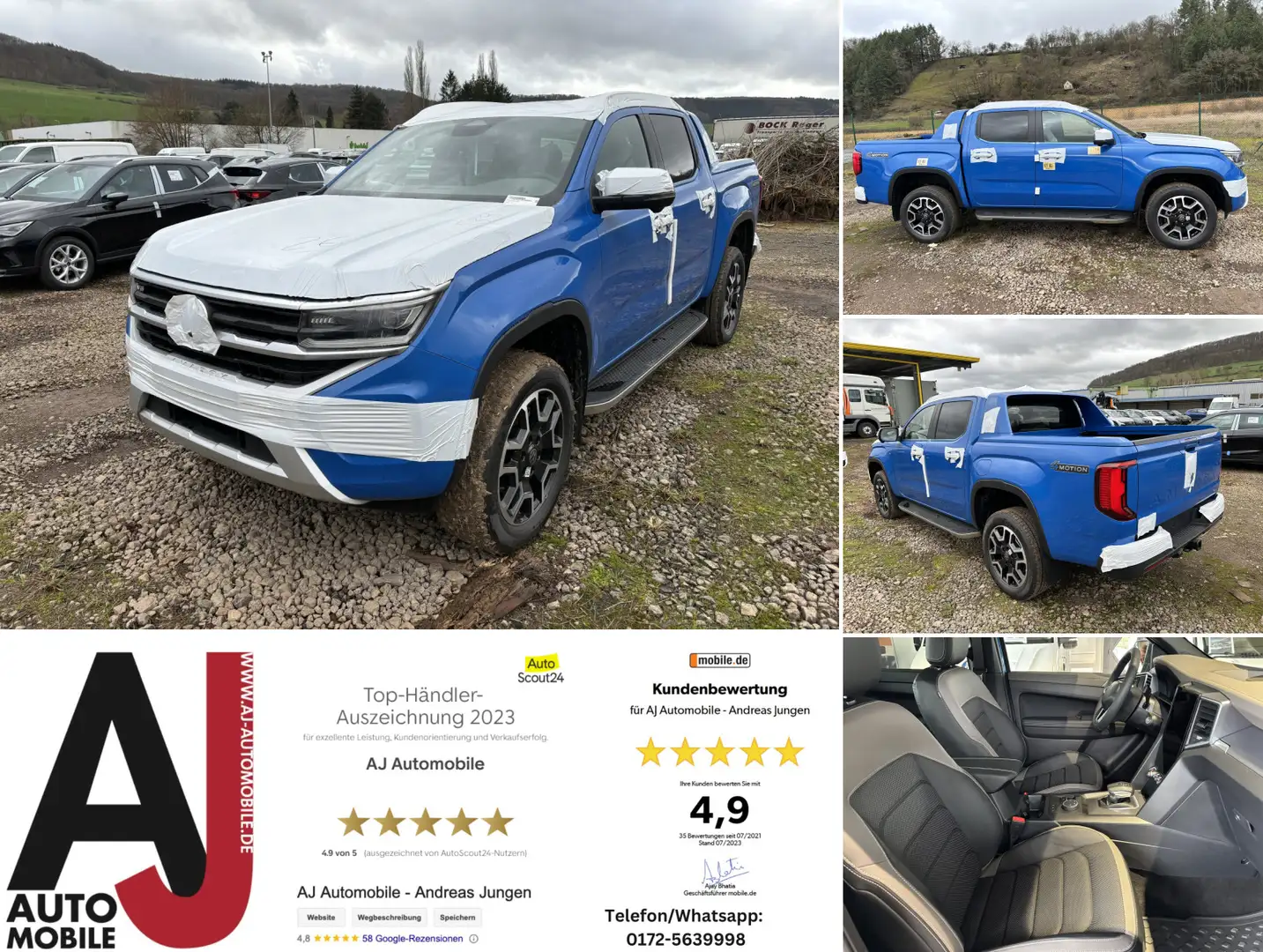 Volkswagen Amarok Amarok 3.0 TDi Aventura blau auf Lager Bleu - 1
