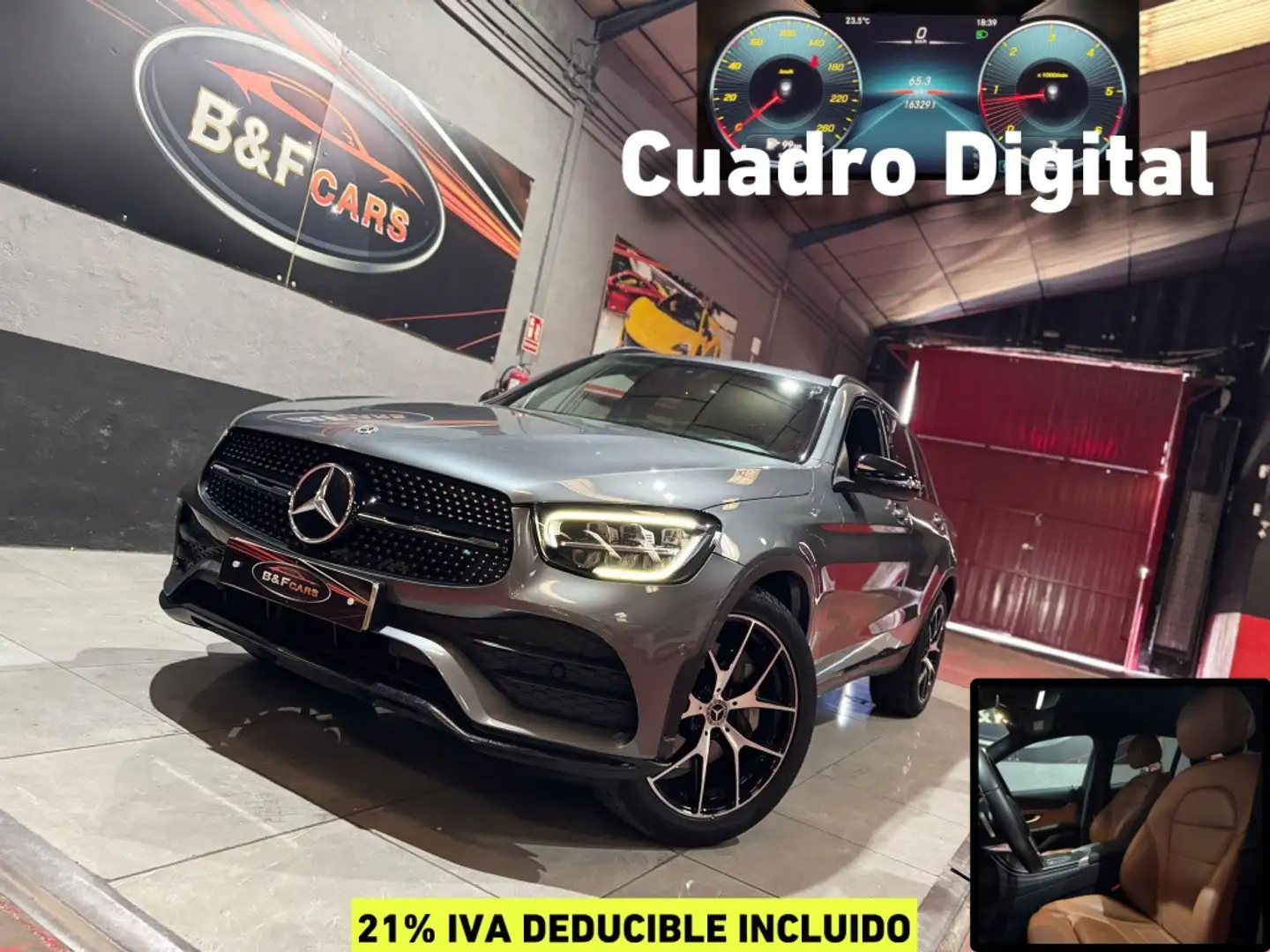 Mercedes-Benz GLC 220 220d 4Matic 9G-Tronic Gris - 1