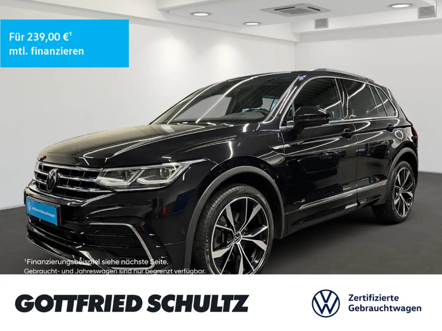 Volkswagen Tiguan 2.0 TSI OPF DSG 4Motion R-Line LED Kamera App Conn Schwarz - 1