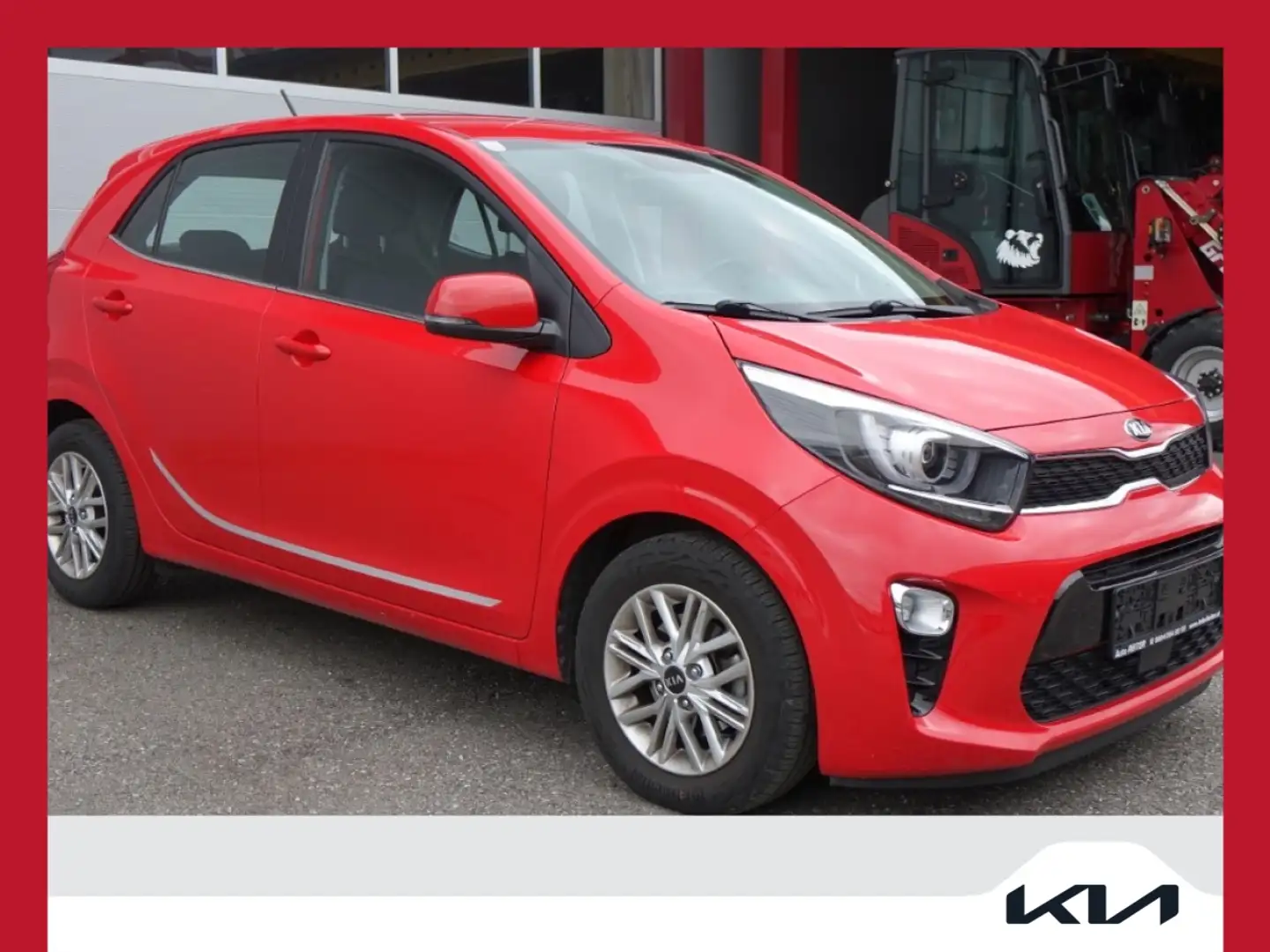 Kia Picanto 1,0 MPI ISG Silber *KLIMATRONIC, BLUETOOTH* Rot - 1