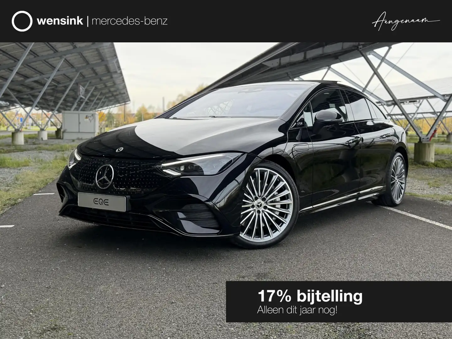 Mercedes-Benz EQE 500 4Matic Business Solution AMG 90 kWh | Premium Plus Zwart - 1
