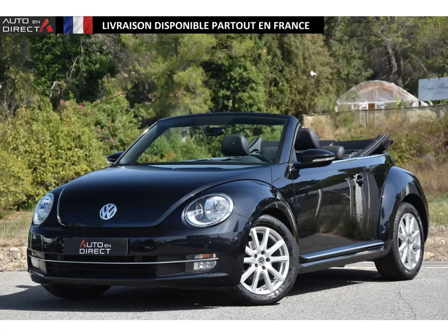Volkswagen Coccinelle Coccinelle Cabriolet 1.2 16V TSI - 105 - BV DSG 7 COCCINELLE  CABRIOLET Vintage PHASE 1 Negru - 1