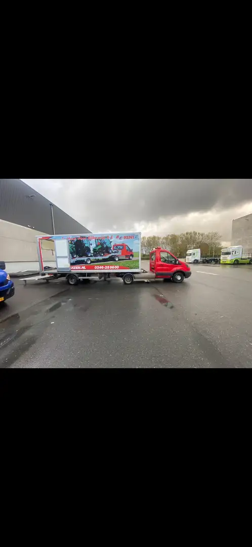 Ford Transit NIEUWE MOTOR VANAF 140.000km BE combinatie Rood - 1