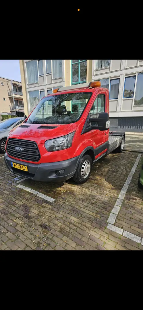 Ford Transit NIEUWE MOTOR VANAF 140.000km BE combinatie Rood - 2