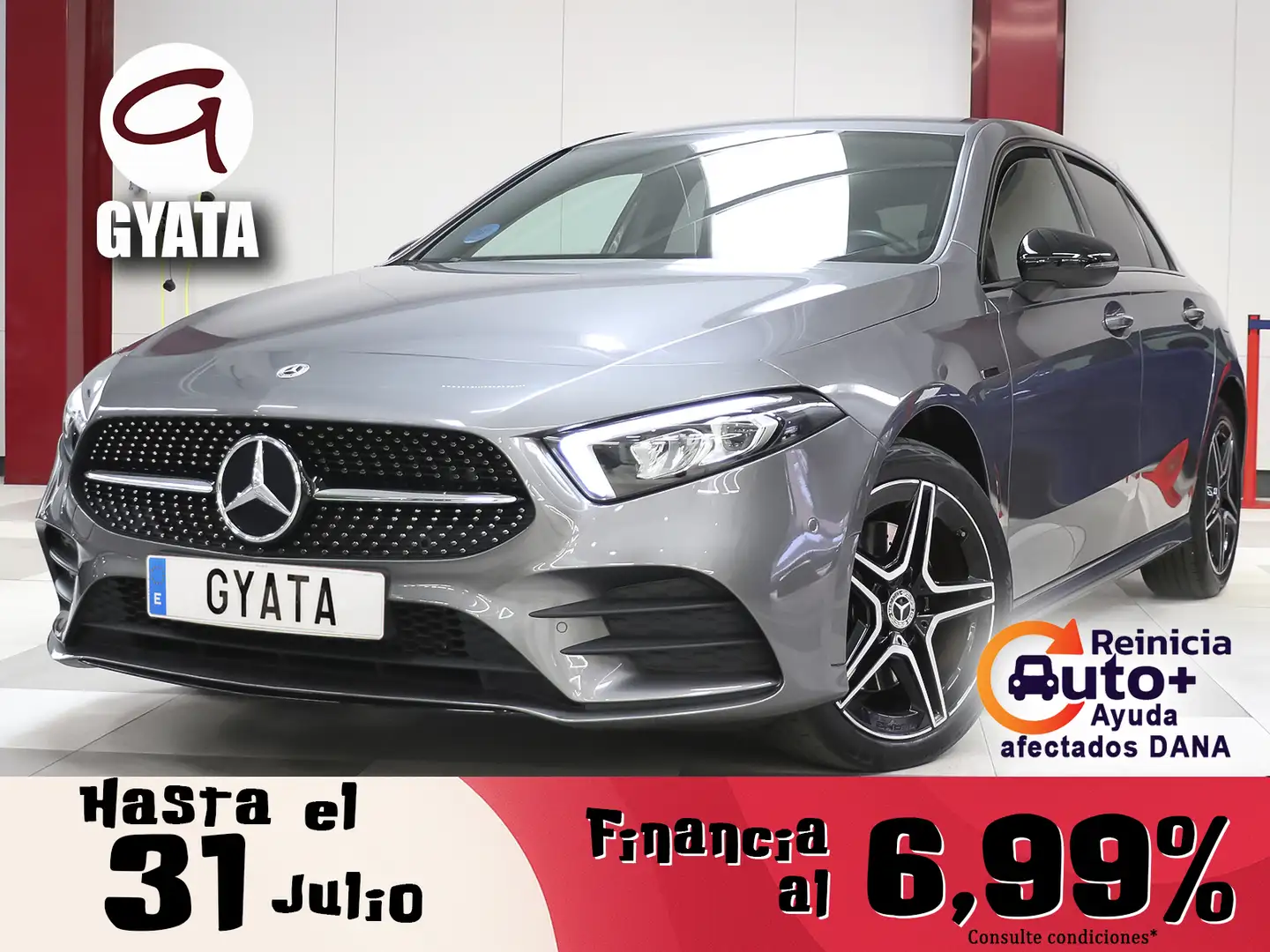 Mercedes-Benz A 250 250e 8G-DCT Gris - 1